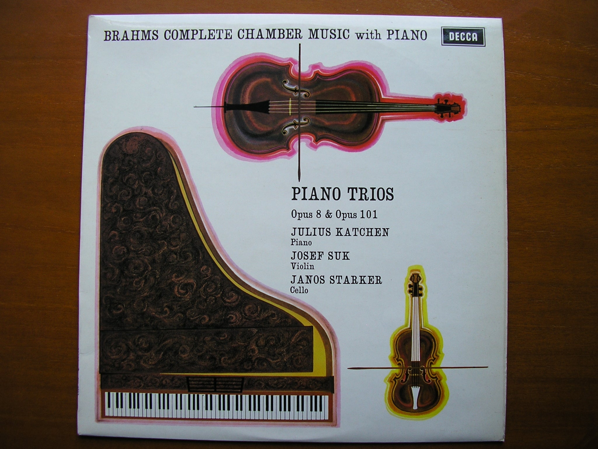 SXL 6387 BRAHMS: PIANO TRIOS Nos. 1 & 3    KATCHEN / SUK / STARKER     ED3