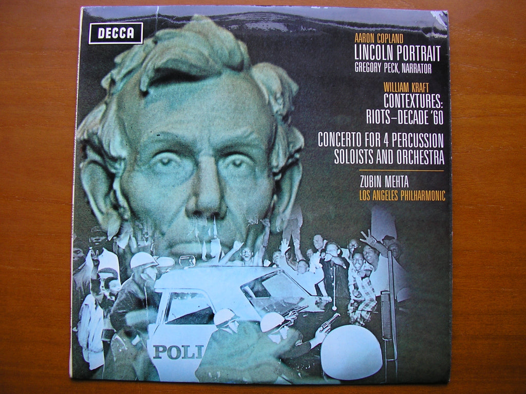 SXL 6388 COPLAND: LINCOLN PORTRAIT / KRAFT: CONCERTO     PECK / LOS ANGELES PHILHARMONIC / MEHTA     ED3