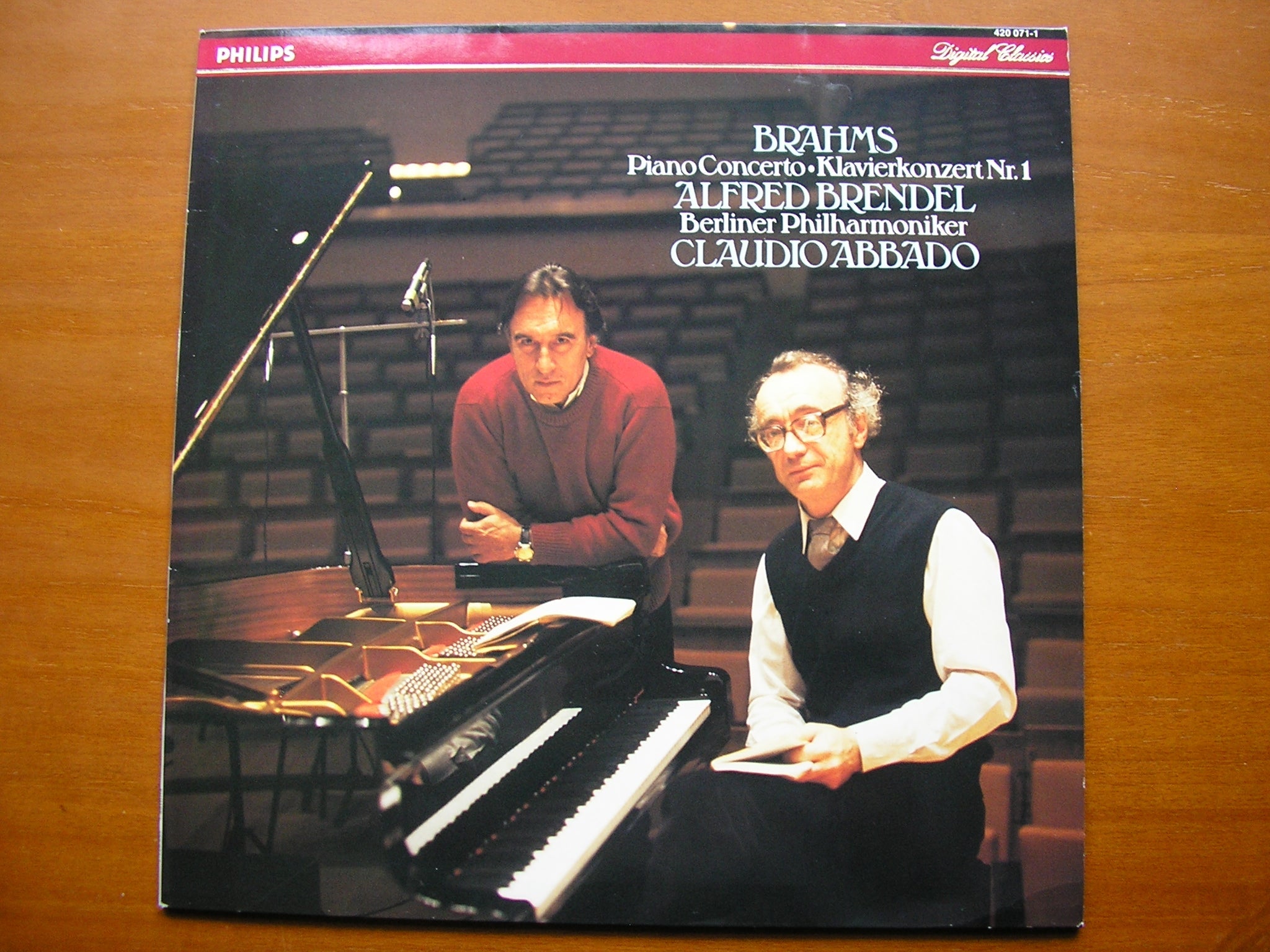 BRAHMS: PIANO CONCERTONo. 1      BRENDEL / BERLIN PHILHARMONIC / ABBADO      420 071