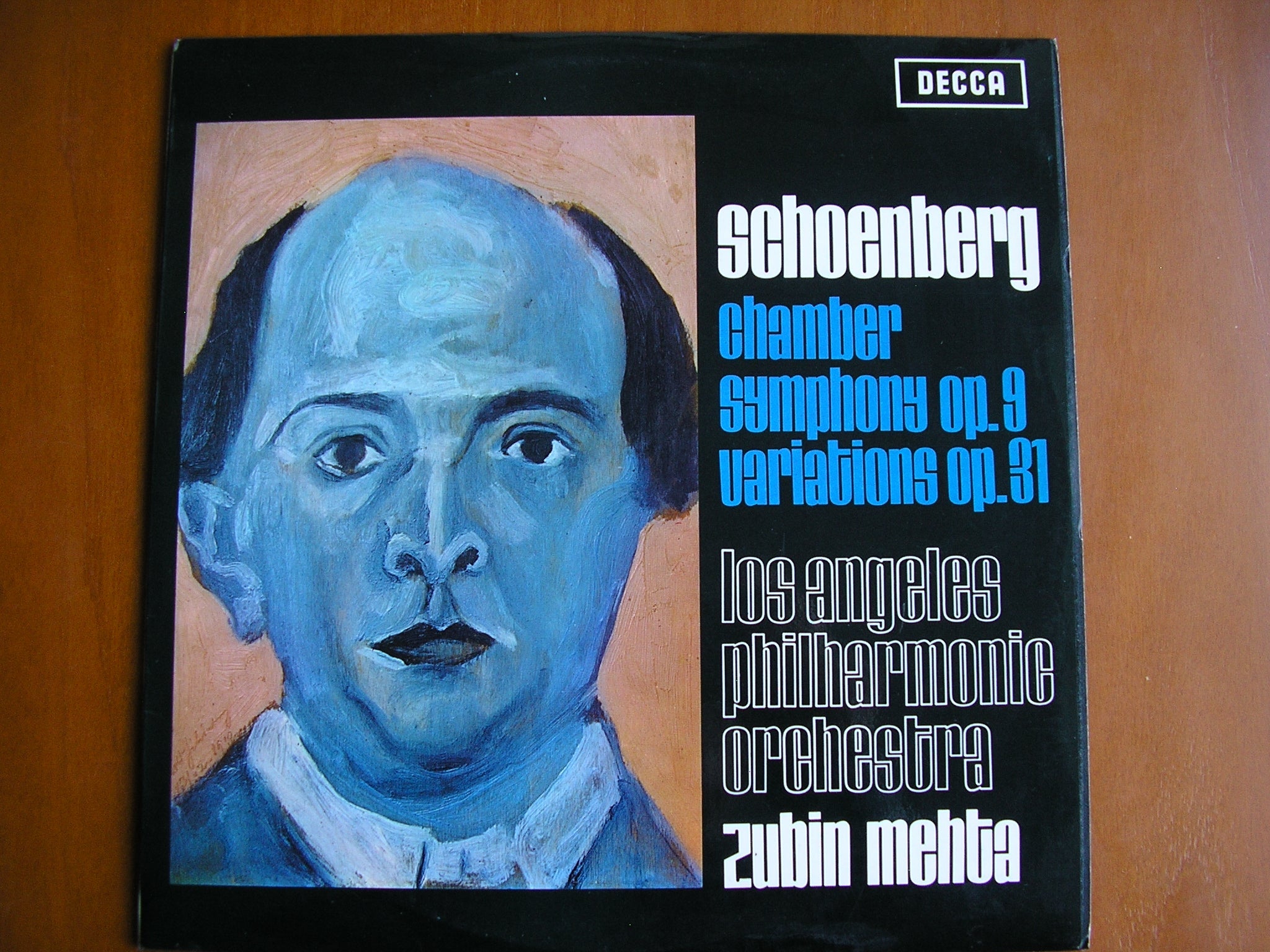 SXL 6390 SCHOENBERG: CHAMBER SYMPHONY Op. 9 / VARIATIONS Op. 31       MEHTA / LOS ANGELES PHILHARMONIC       ED3