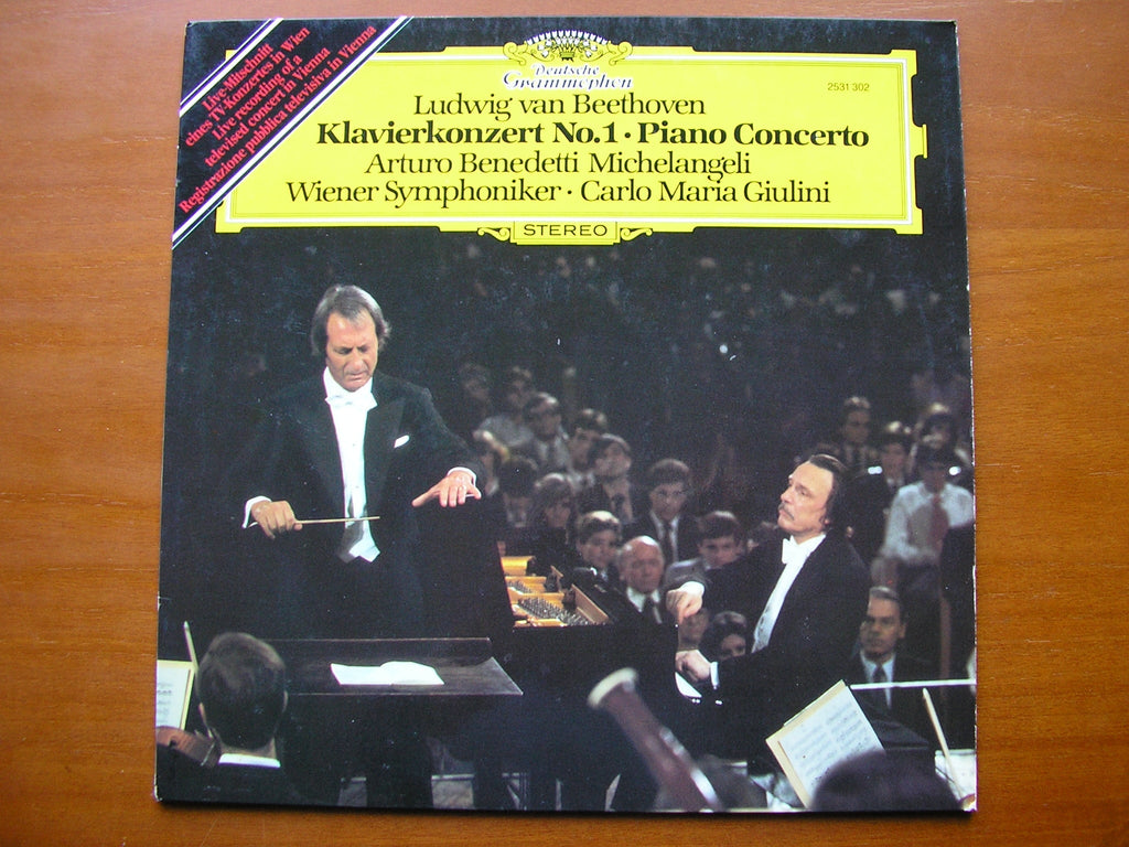 BEETHOVEN: PIANO CONCERTO No. 1       MICHELANGELI / VIENNA SYMPHONY / GIULINI      2531 302