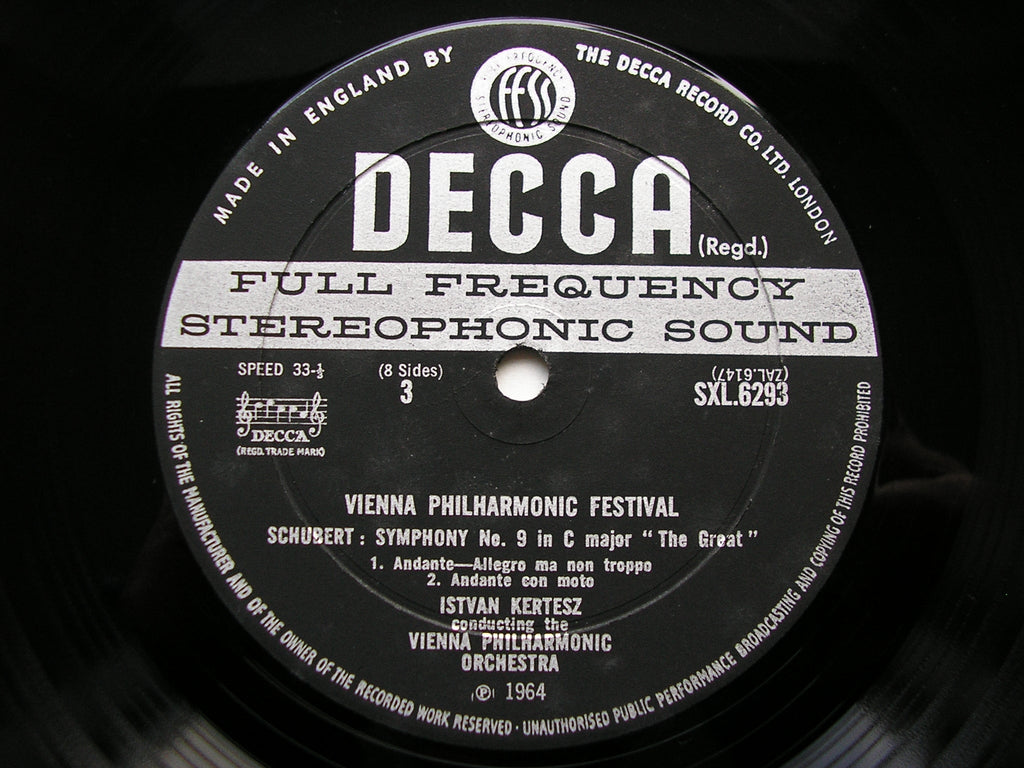 SXL 6292 / 5  VIENNA PHILHARMONIC FESTIVAL: WAGNER / SIBELIUS / SCHUBERT / BEETHOVEN    4LP     ED2