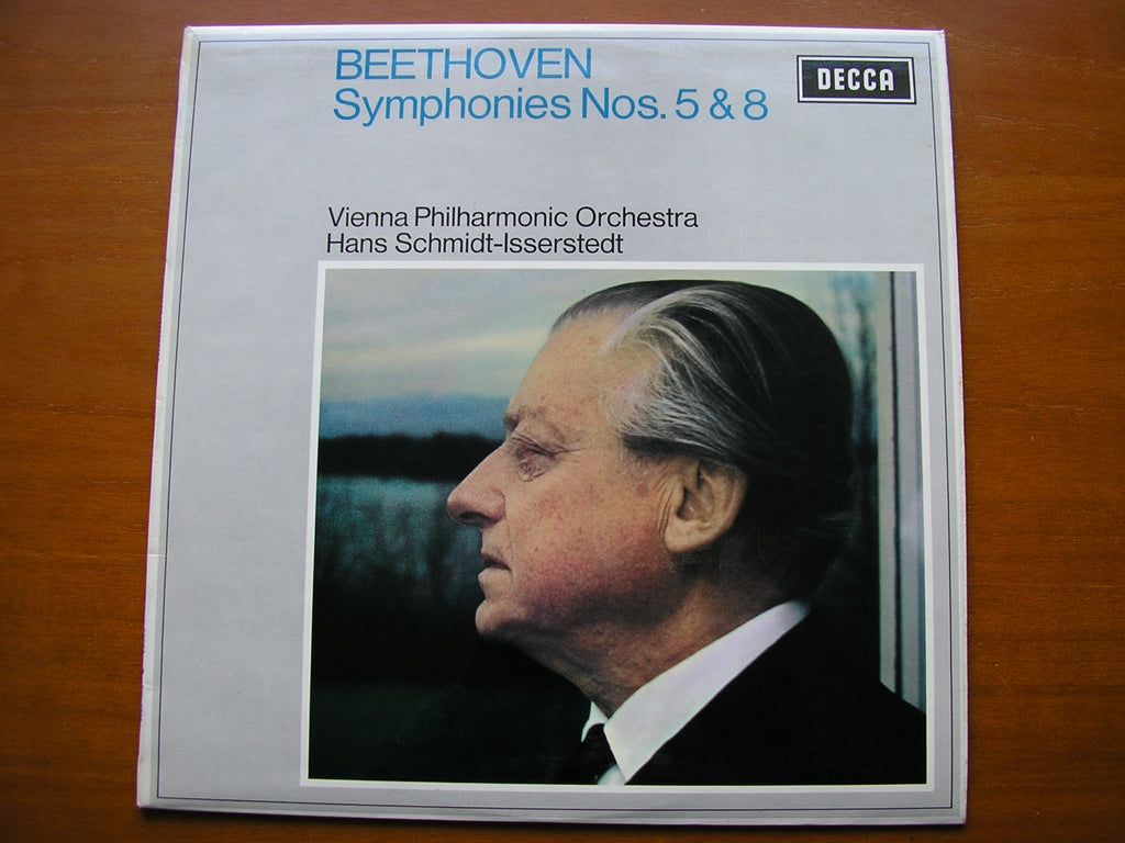 SXL 6396 BEETHOVEN: SYMPHONIES Nos. 5 & 8      SCHMIDT-ISSERSTEDT / VIENNA PHILHARMONIC      ED3