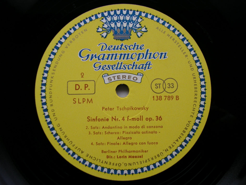 TCHAIKOVSKY: SYMPHONY No. 4   MAAZEL / BERLIN PHILHARMONIC   138 789