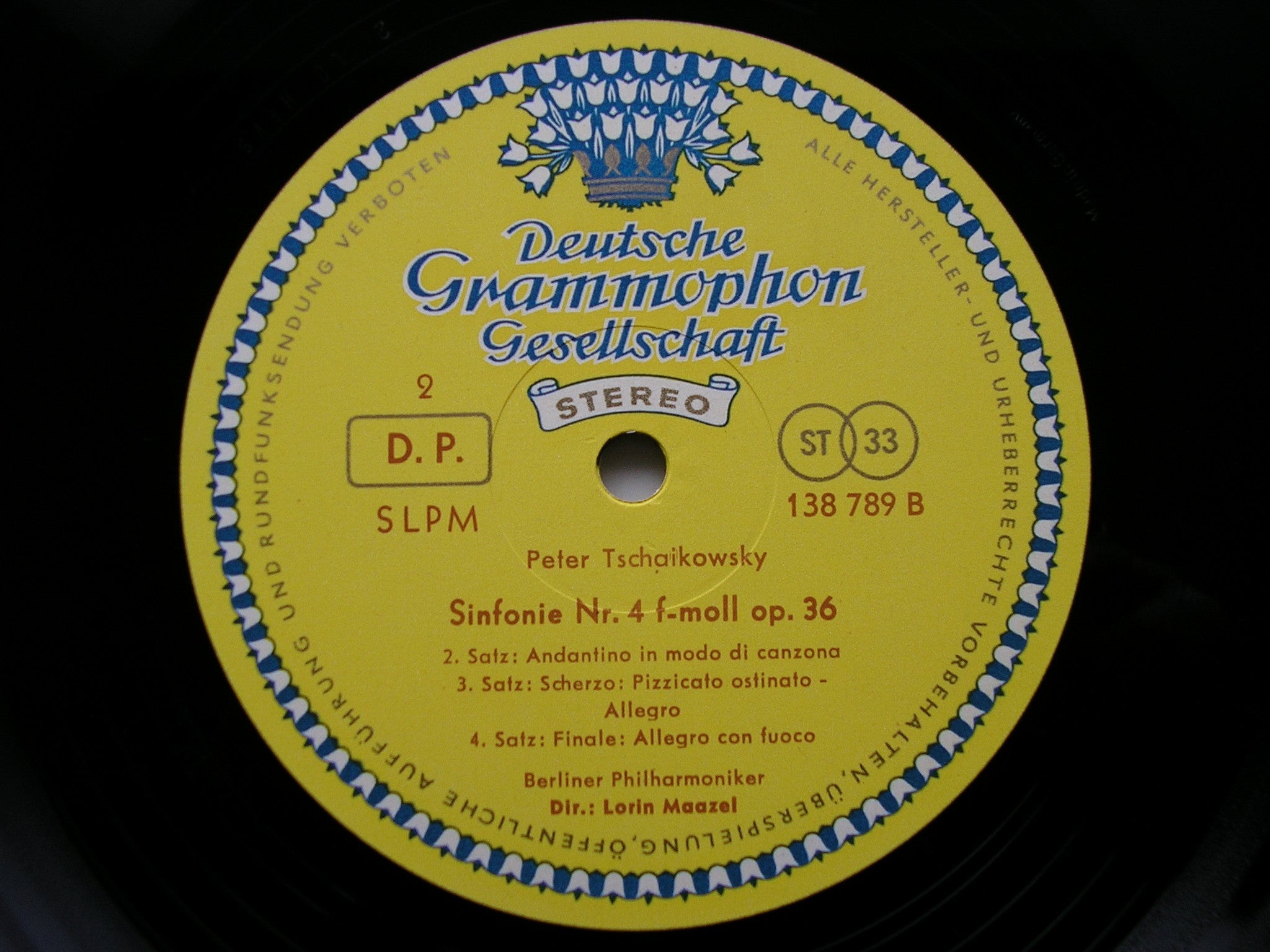 TCHAIKOVSKY: SYMPHONY No. 4   MAAZEL / BERLIN PHILHARMONIC   138 789