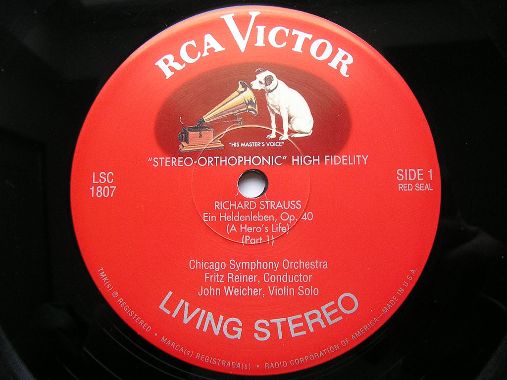 STRAUSS: EIN HELDENLEBEN       REINER / CHICAGO SYMPHONY    CLASSIC RECORDS / RCA LSC 1807
