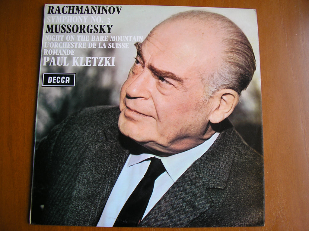 SXL 6399 RACHMANINOV: SYMPHONY No. 3 / MUSSORGSKY: NIGHT ON BARE MOUNTAIN      KLETZKI / SUISSE ROMANDE      ED3
