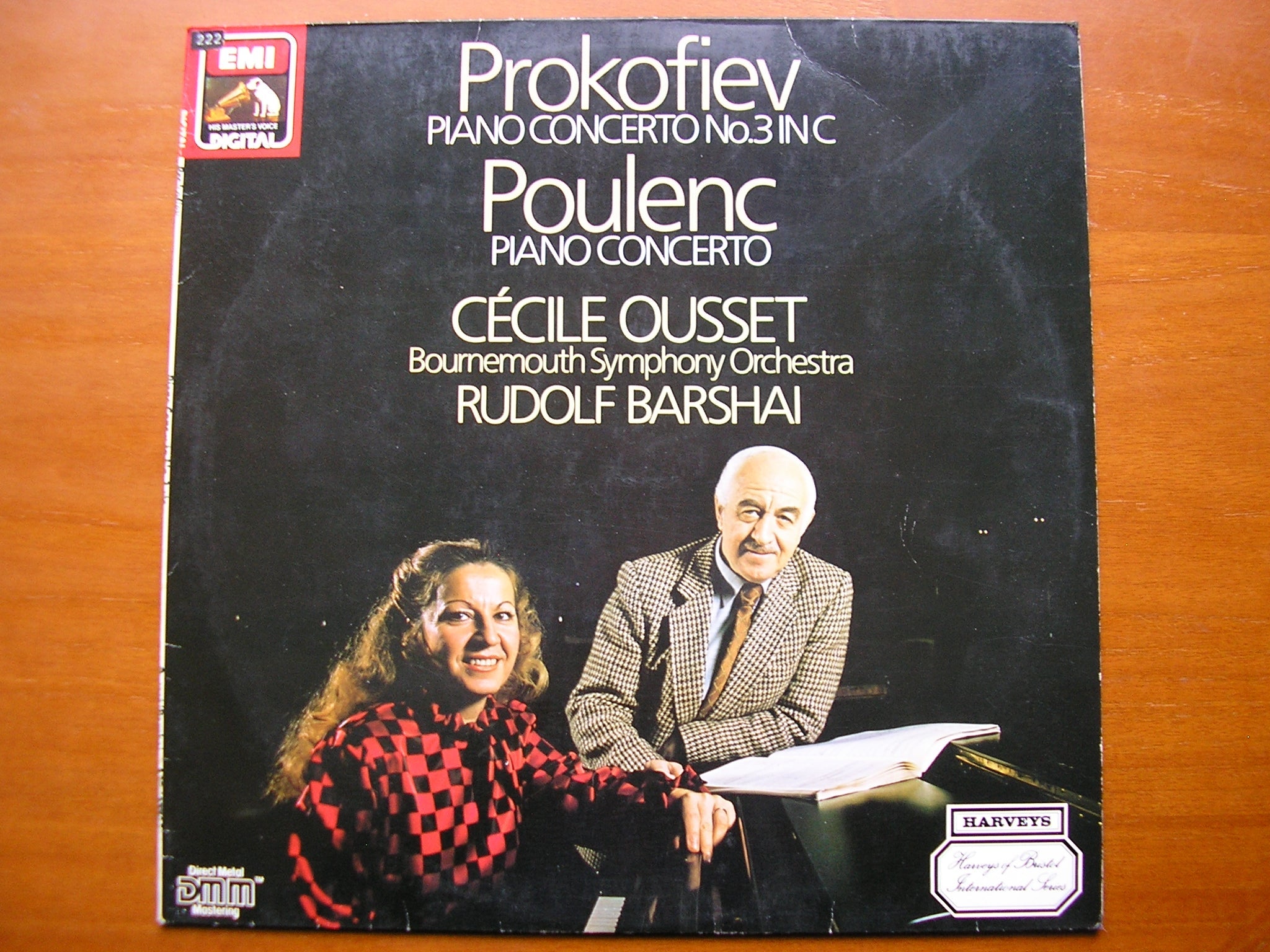 POULENC: PIANO CONCERTO / PROKOFIEV: PIANO CONCERTO No. 3    OUSSET / BOURNEMOUTH SYMPHONY / BARSHAI    ASD 1077851