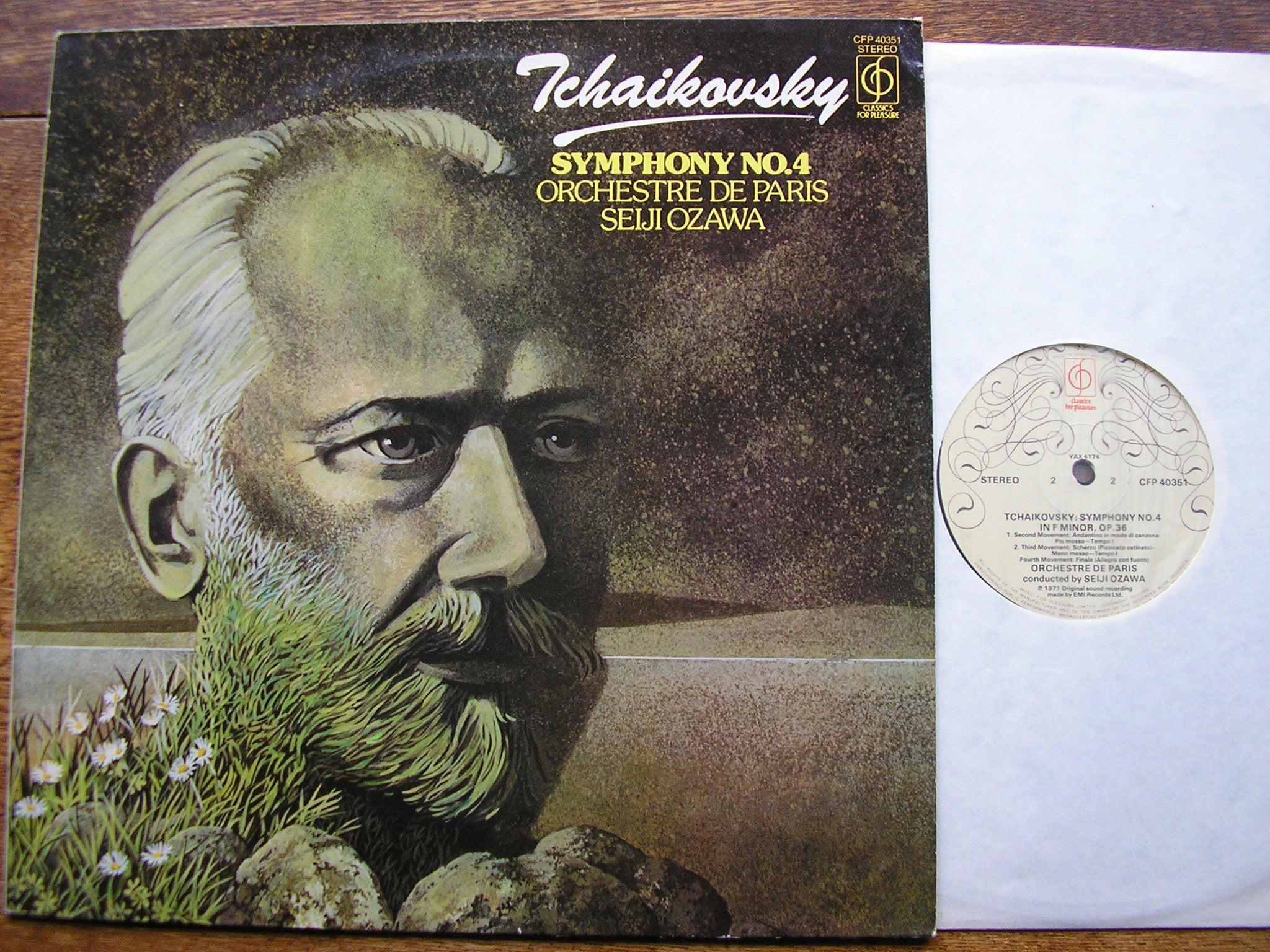 TCHAIKOVSKY: SYMPHONY No. 4   OZAWA / ORCHESTRE DE PARIS   CFP 40351