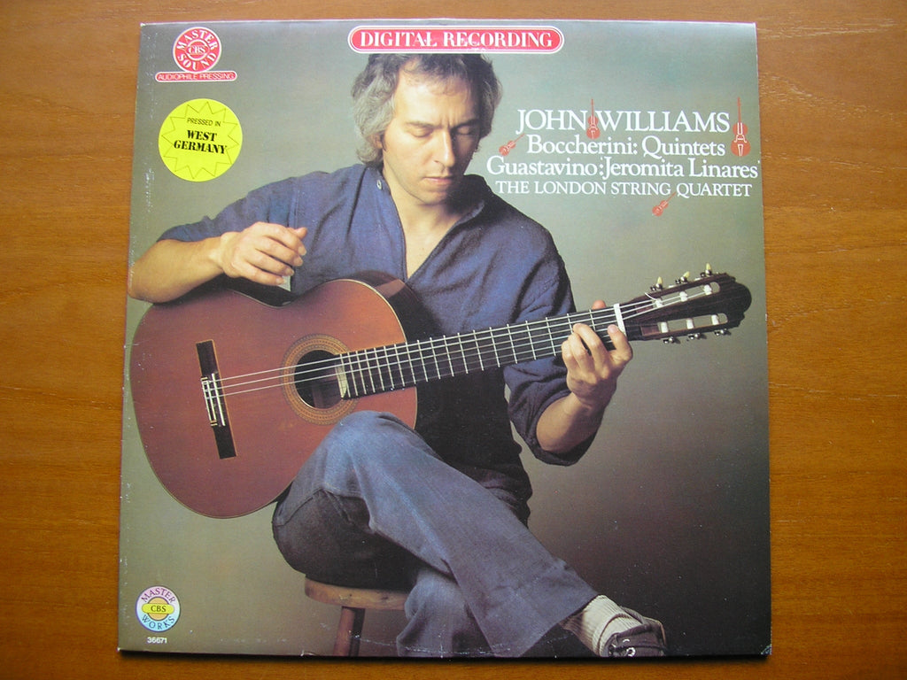 BOCCHERINI: GUITAR QUINTETS G 449 / G 450 / GUSTAVINO: LAS PRESENCIAS No. 6      WILLIAMS / LONDON STRING QUARTET    36671