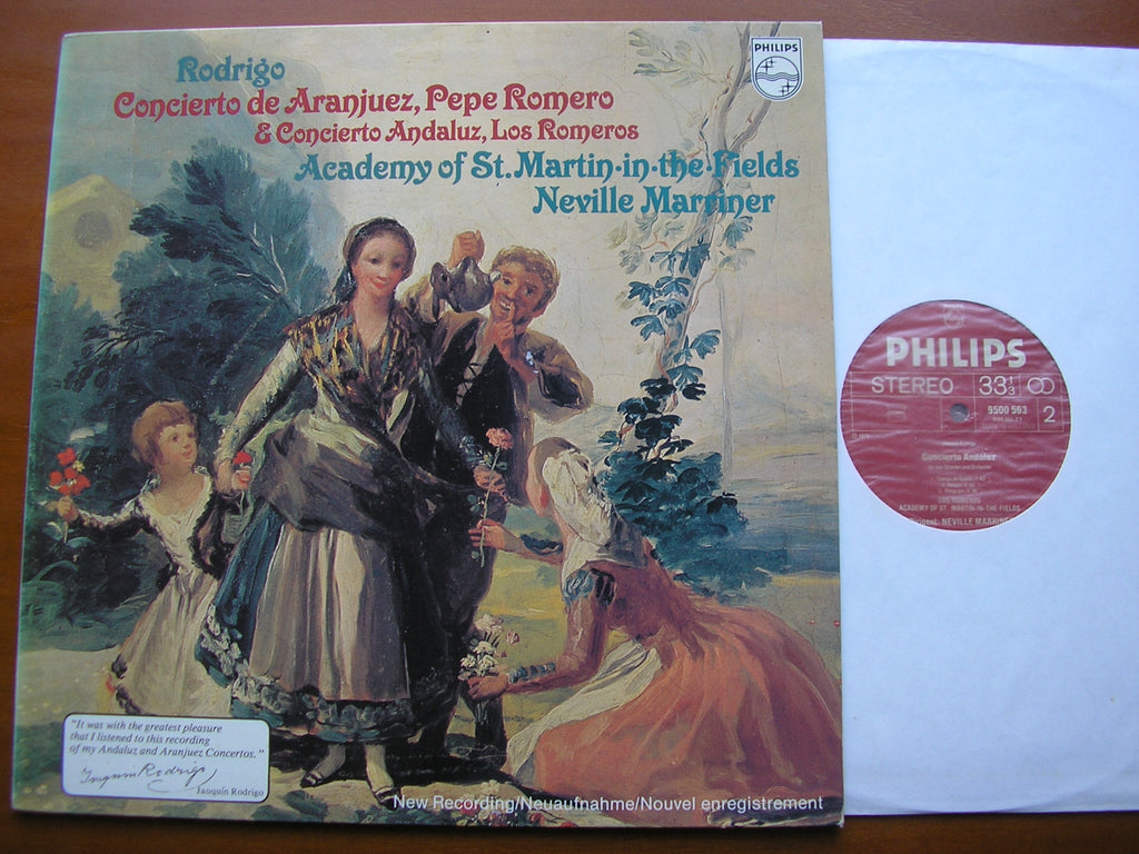 RODRIGO: CONCIERTO DE ARANJUEZ / CONCIERTO ANDALUZ     ROMERO / ASMIF / MARRINER      9500 563