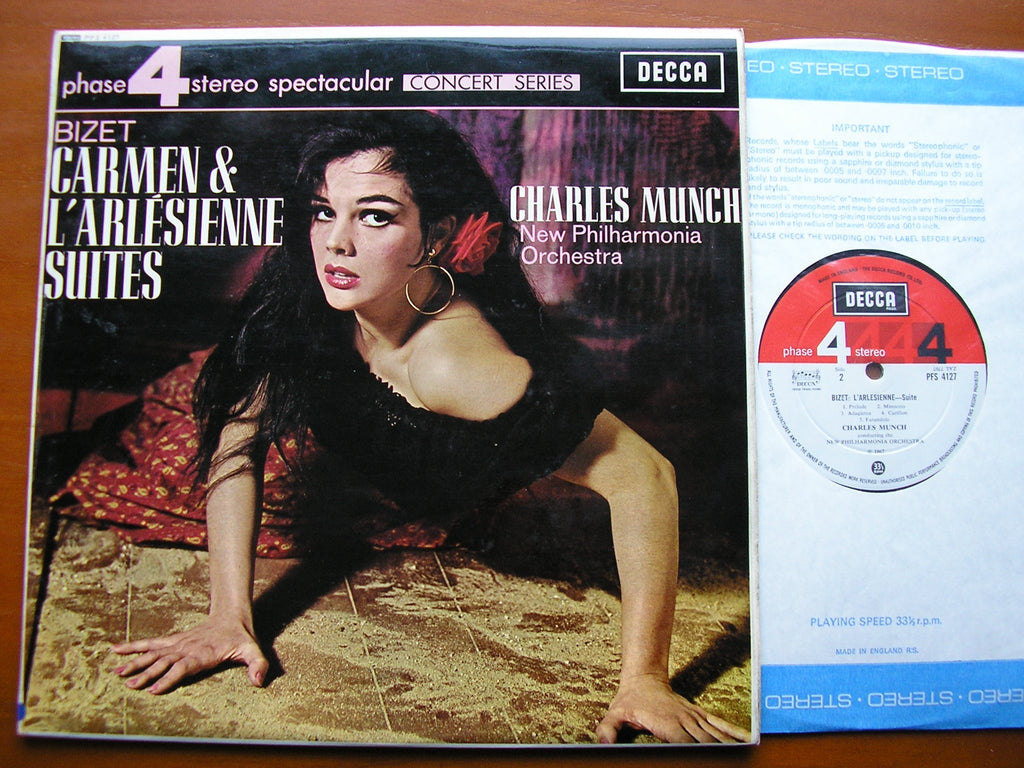 BIZET: L'ARLESIENNE Suite / CARMEN Suite    MUNCH / NEW PHILHARMONIA   PFS 4127