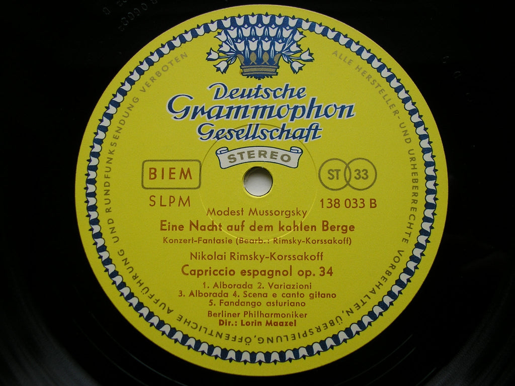 RIMSKY-KORSAKOV / MUSSORGSKY / RESPIGHI: ORCHESTRAL WORKS      MAAZEL / BERLIN PHILHARMONIC     138 033