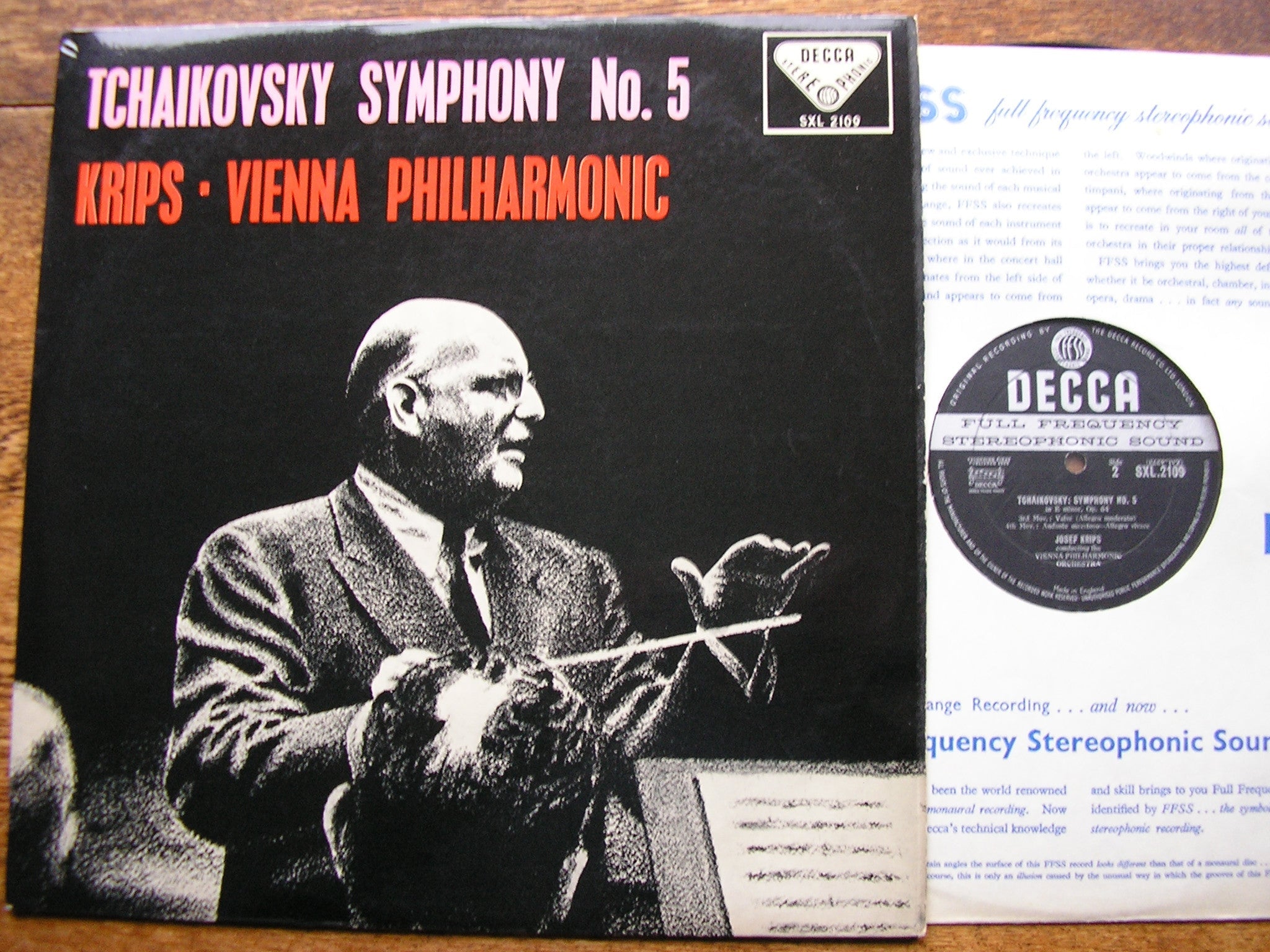 SXL 2109 TCHAIKOVSKY: SYMPHONY No. 5 KRIPS / VIENNA PHILHARMONIC