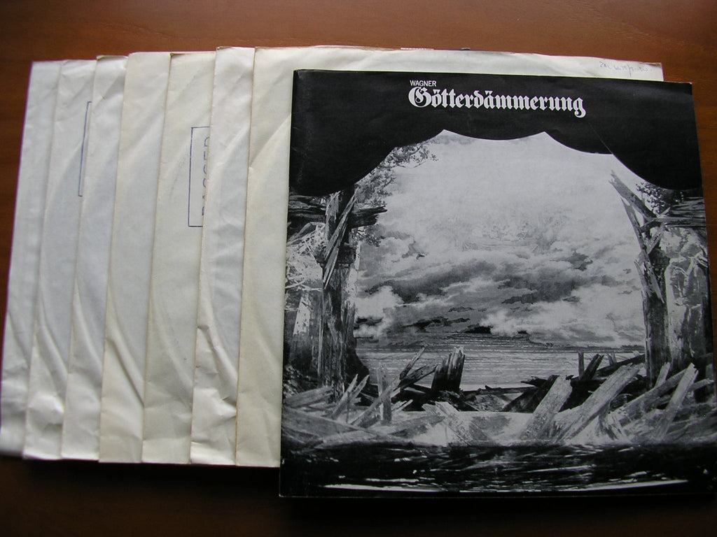 WAGNER: THE TWILIGHT OF THE GODS complete opera   SOLOISTS / VIENNA PHILHARMONIC / SOLTI     test pressing    SET 292 / 7