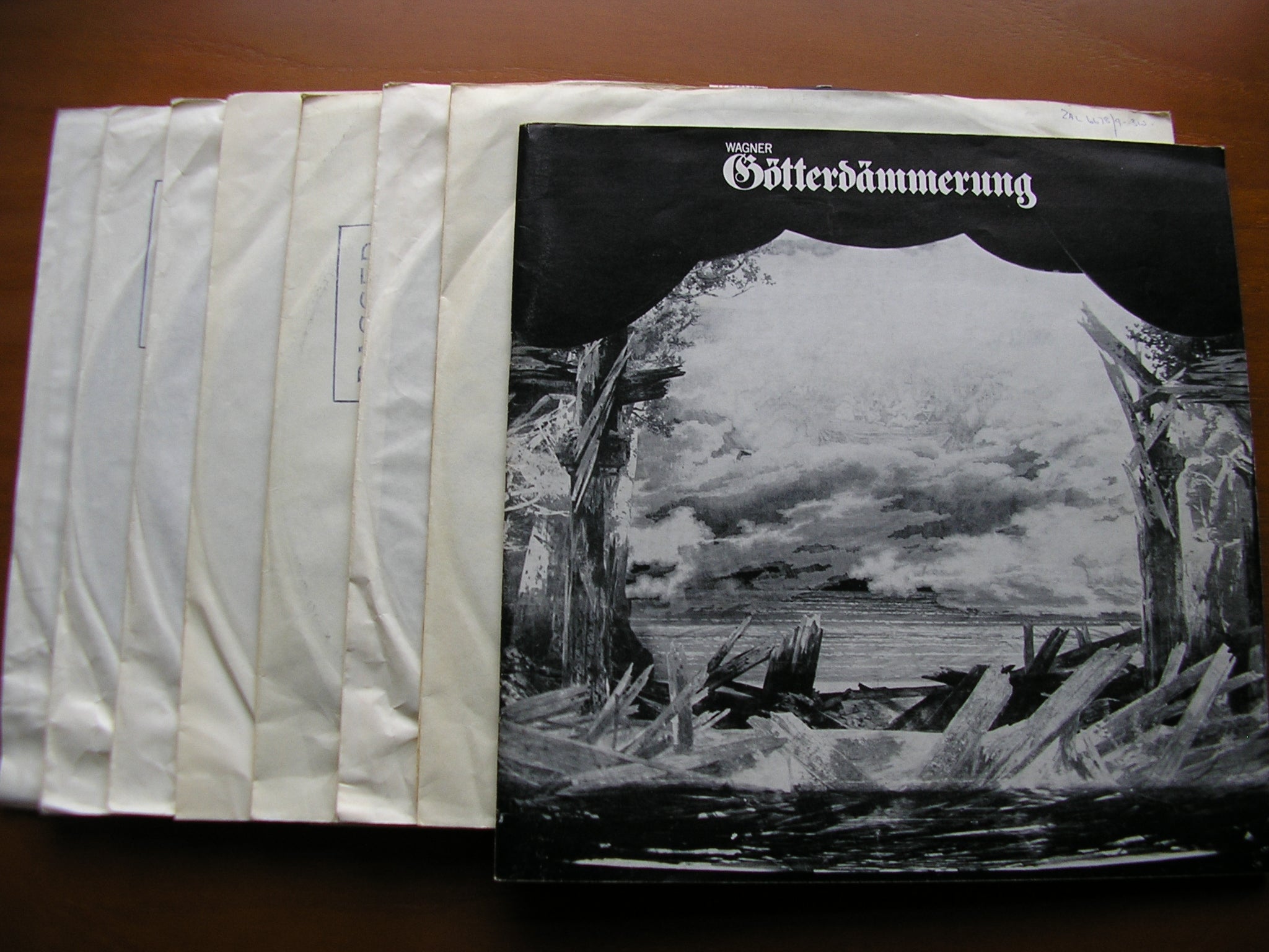 WAGNER: THE TWILIGHT OF THE GODS complete opera   SOLOISTS / VIENNA PHILHARMONIC / SOLTI     test pressing    SET 292 / 7