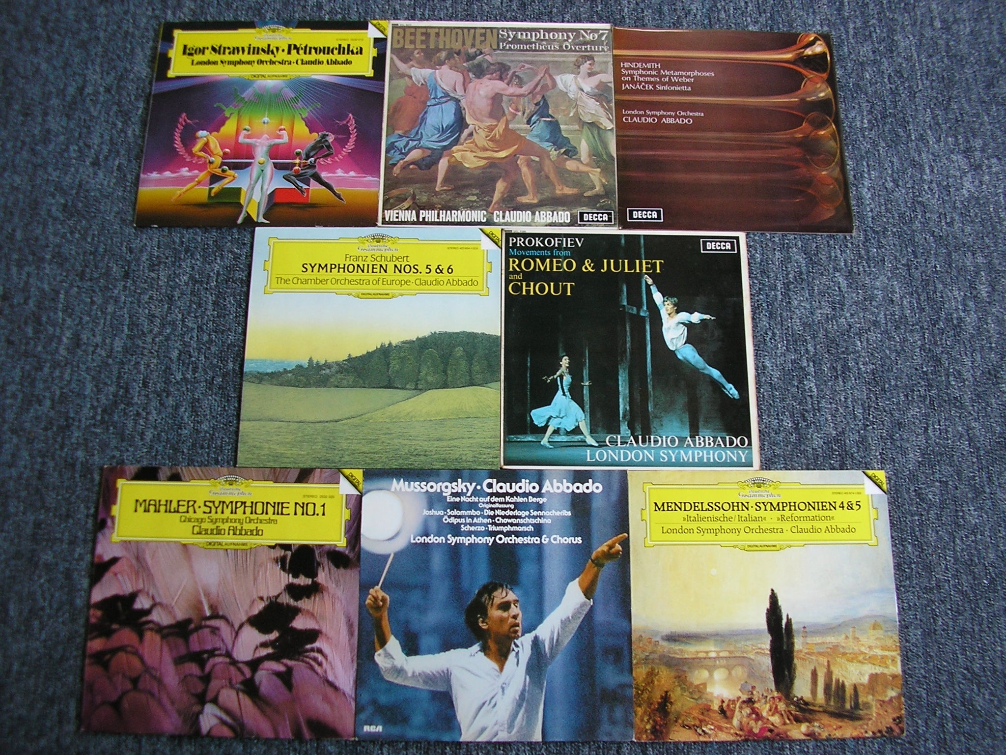 8 LP Classical Collections  -  CLAUDIO ABBADO
