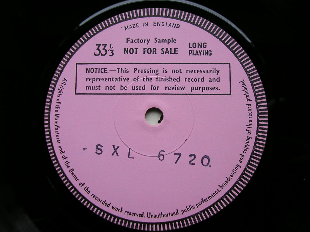 SXL 6720 RACHMANINOV: SYMPHONY No. 3 / THE ROCK WELLER /LONDON PHILHARMONIC test pressing