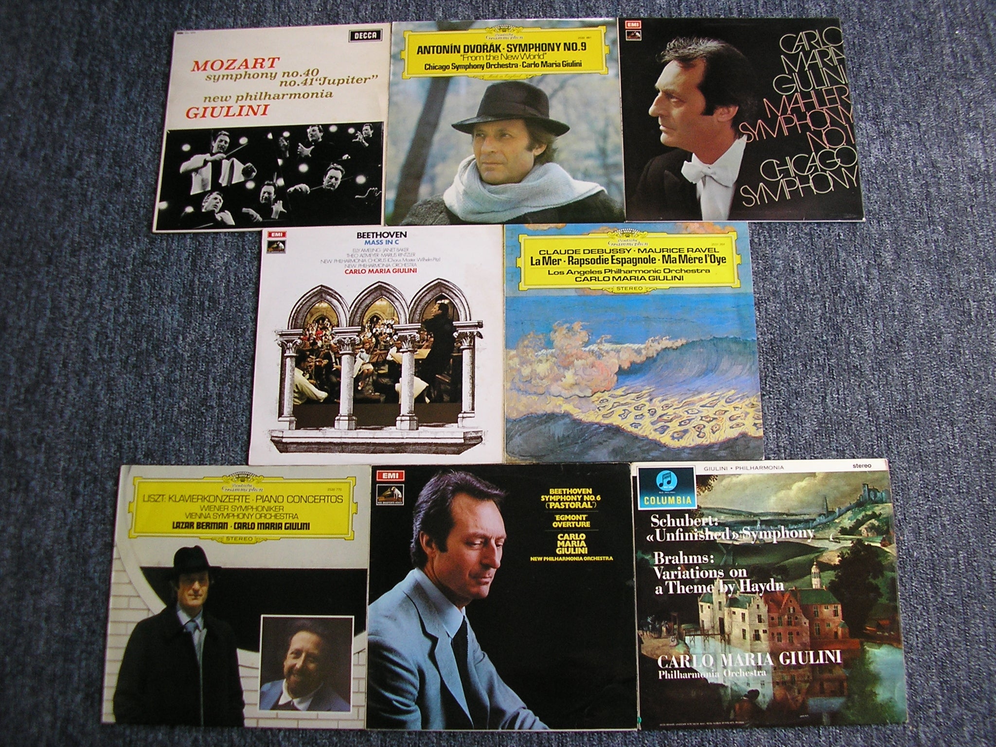 8 LP Classical Collections  -  CARLO MARIA GIULINI