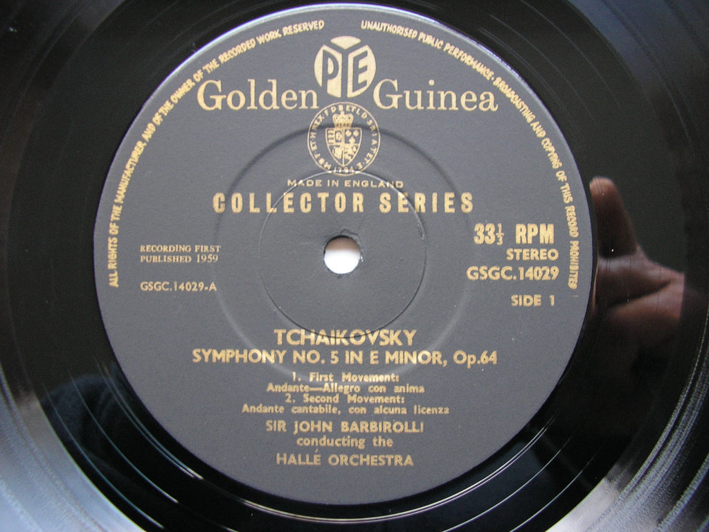 TCHAIKOVSKY: SYMPHONY No. 5   BARBIROLLI / HALLE ORCHESTRA   GSGC 14209