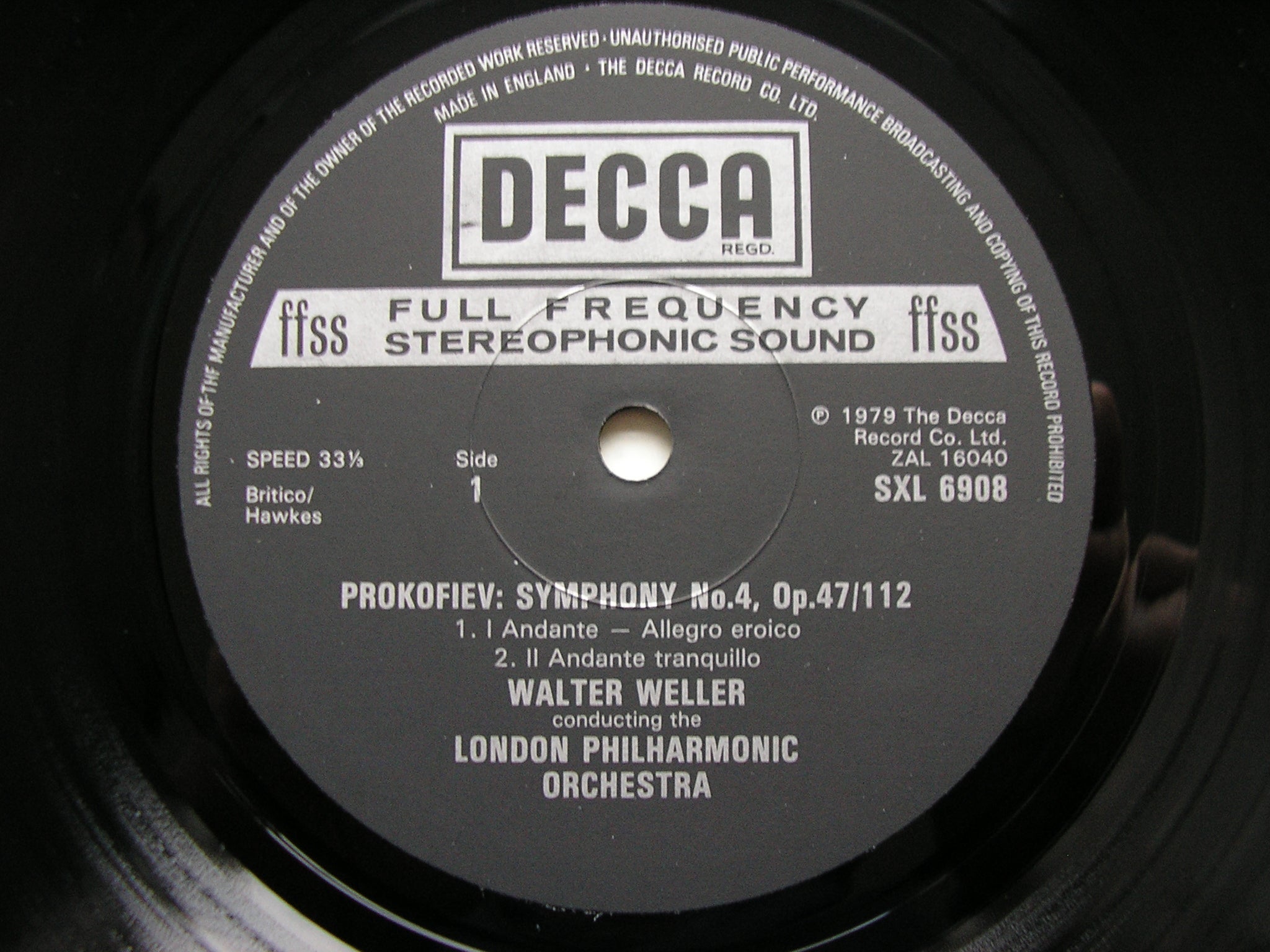PROKOFIEV: THE SEVEN SYMPHONIES   WELLER / LONDON SYMPHONY / LONDON PHILHARMONIC  Decca 6LP