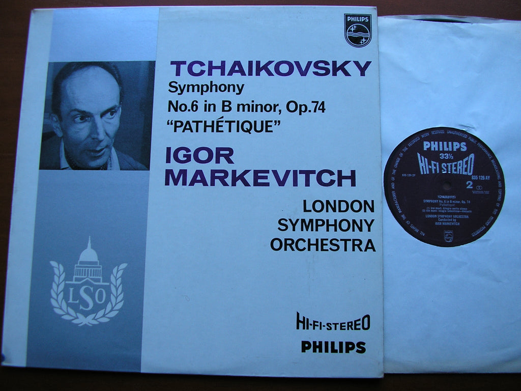 TCHAIKOVSKY: SYMPHONY No. 6    MARKEVITCH / LONDON SYMPHONY  835 126 AY
