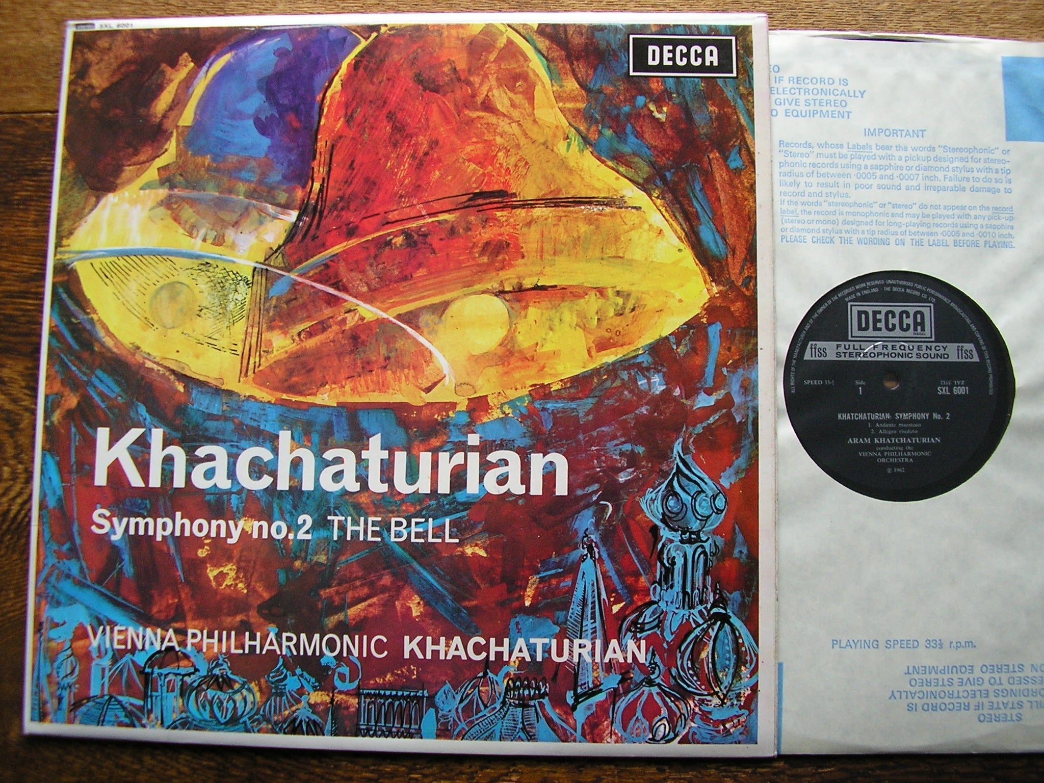 KHACHATURIAN: SYMPHONY No. 2     KHACHATURIAN / VIENNA PHILHARMONIC    SXL 6001
