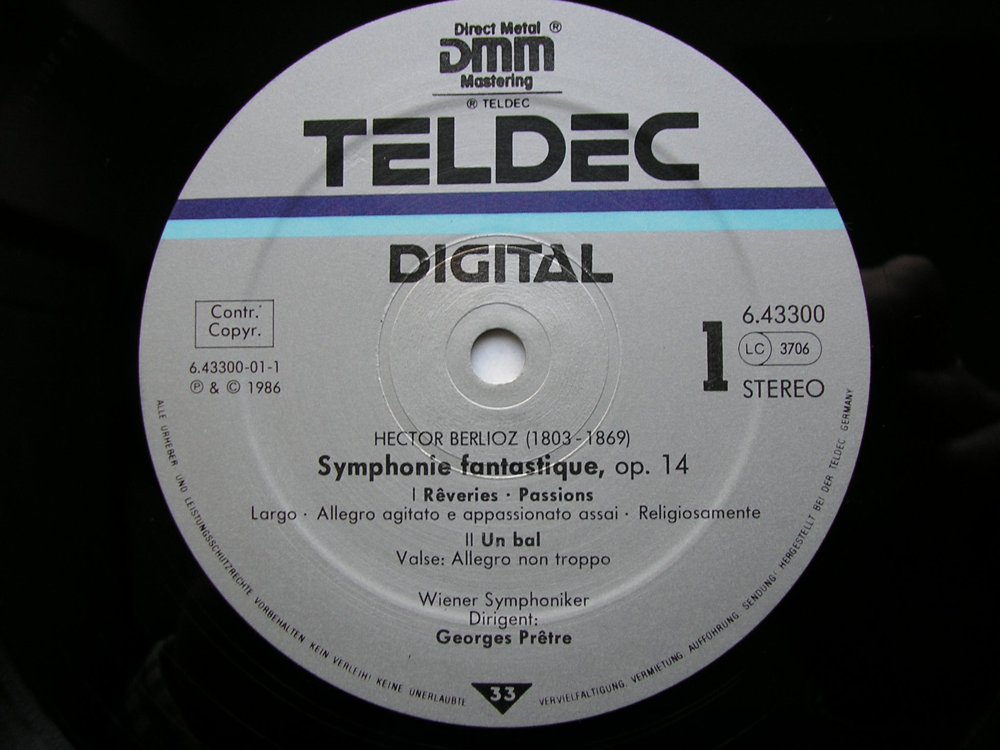 BERLIOZ: SYMPHONIE FANTASTIQUE   PRETRE / VIENNA SYMPHONY   6.43300