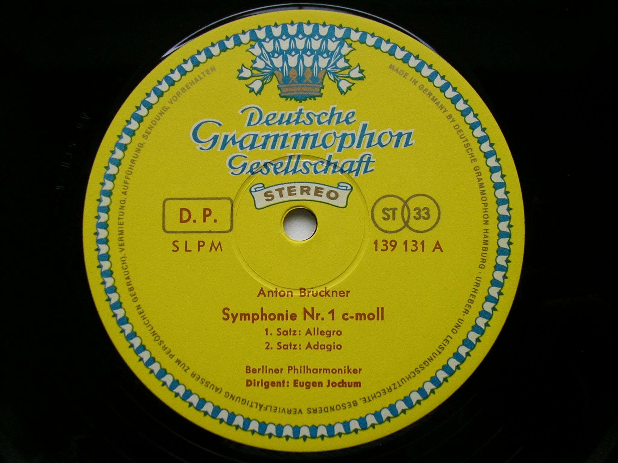 BRUCKNER: SYMPHONY No. 1      JOCHUM / BERLIN PHILHARMONIC     139 131