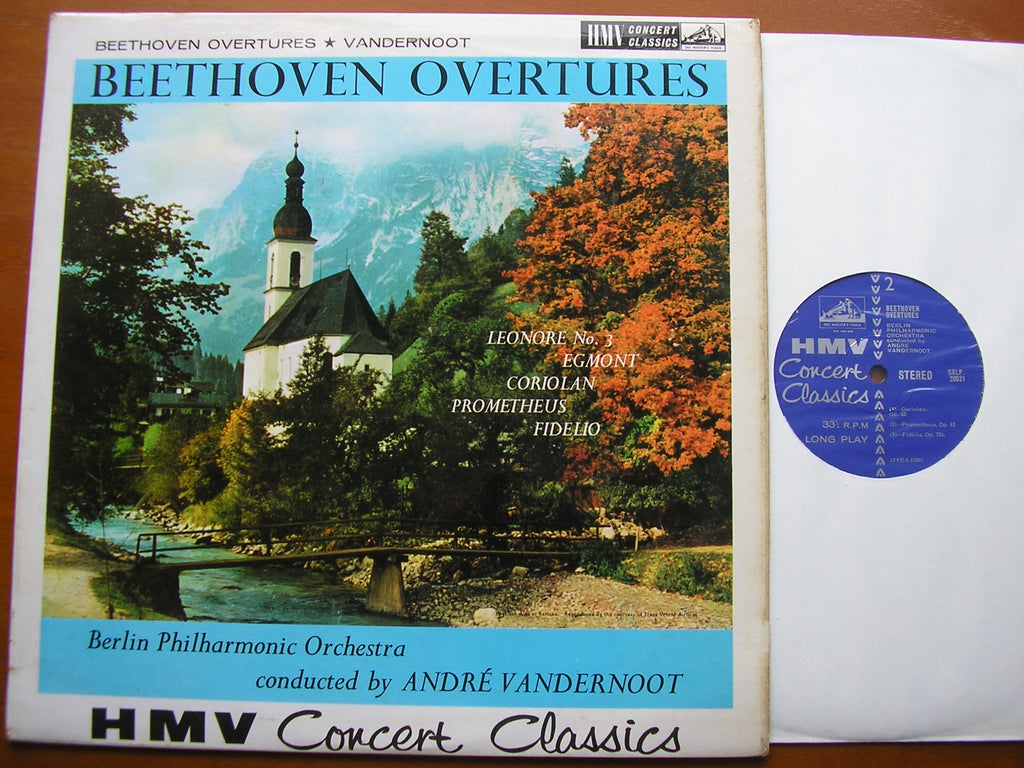 SXLP 20031 BEETHOVEN: FIVE OVERTURES VANDERNOOT / BERLIN PHILHARMONIC