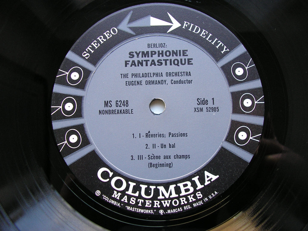 BERLIOZ: SYMPHONIE FANTASTIQUE  ORMANDY / PHILADELPHIA ORCHESTRA / MS 6248