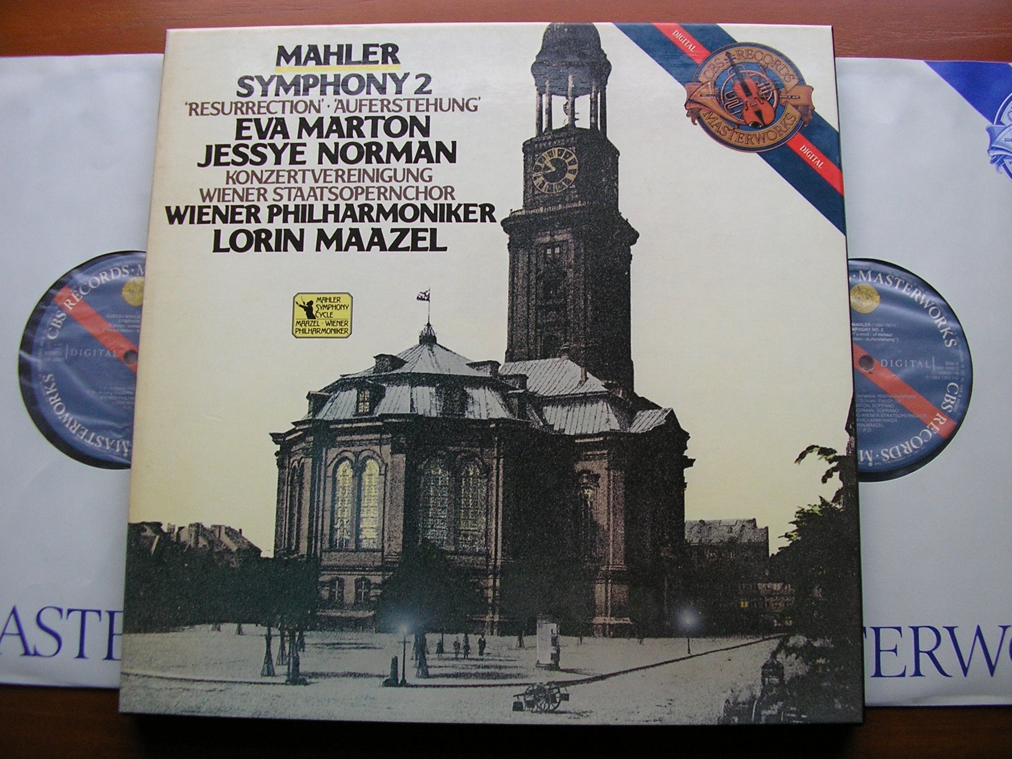 MAHLER: THE SYMPHONIES   SOLOISTS / VIENNA PHILHARMONIC ORCHESTRA / MAAZEL   CBS 15 LP