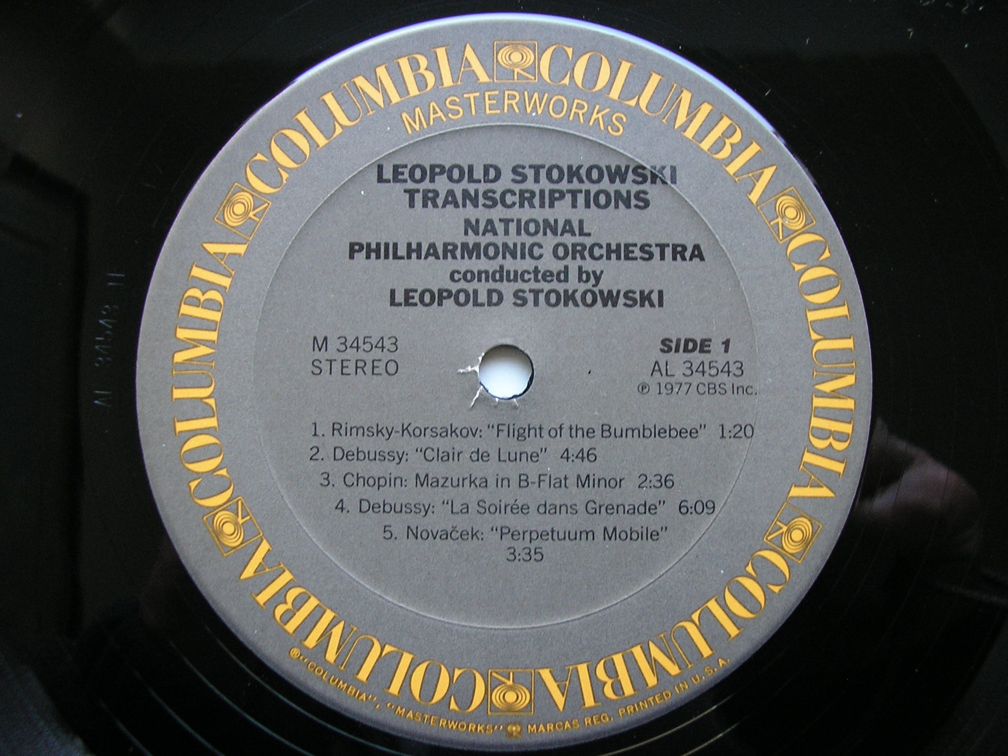 STOKOWSKI: HIS GREAT TRANSCRIPTIONS FOR ORCHESTRA    STOKOWSKI / NATIONAL PHILHARMONIC  M34543