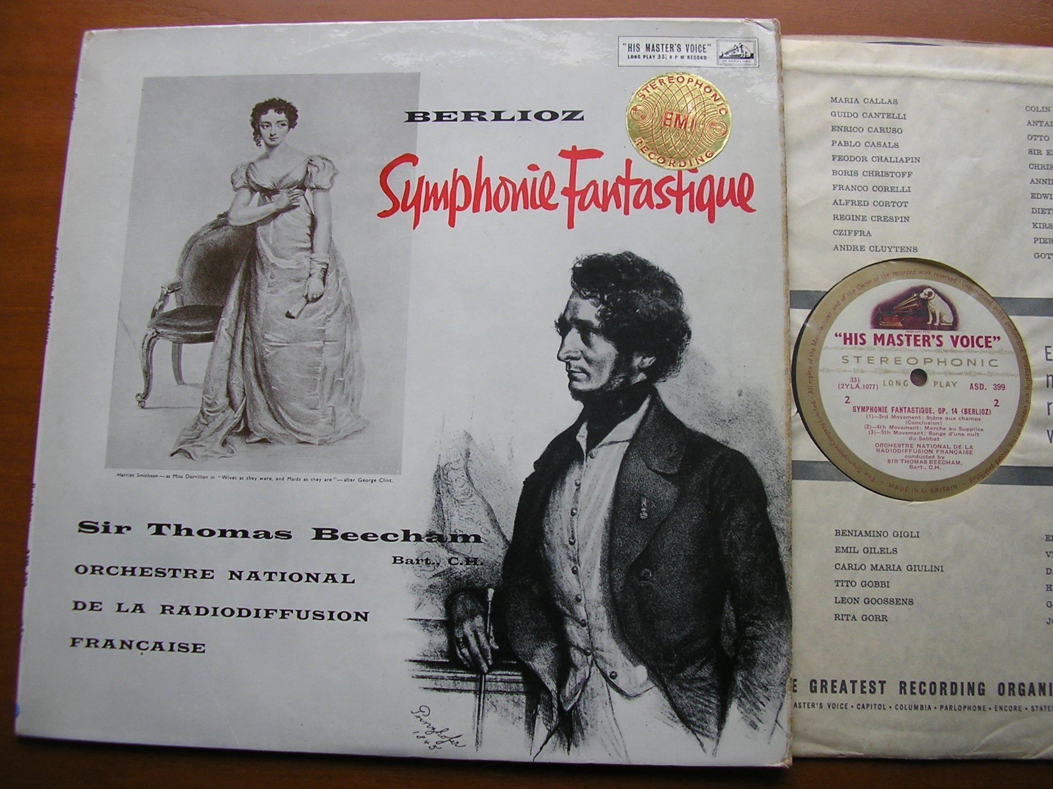 BERLIOZ: SYMPHONIE FANTASTIQUE     BEECHAM / FRENCH NATIONAL RADIO ORCHESTRA    ASD 399