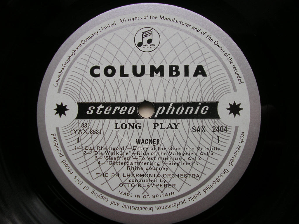 KLEMPERER CONDUCTS MORE WAGNER       KLEMPERER / PHILHARMONIA    SAX 2464