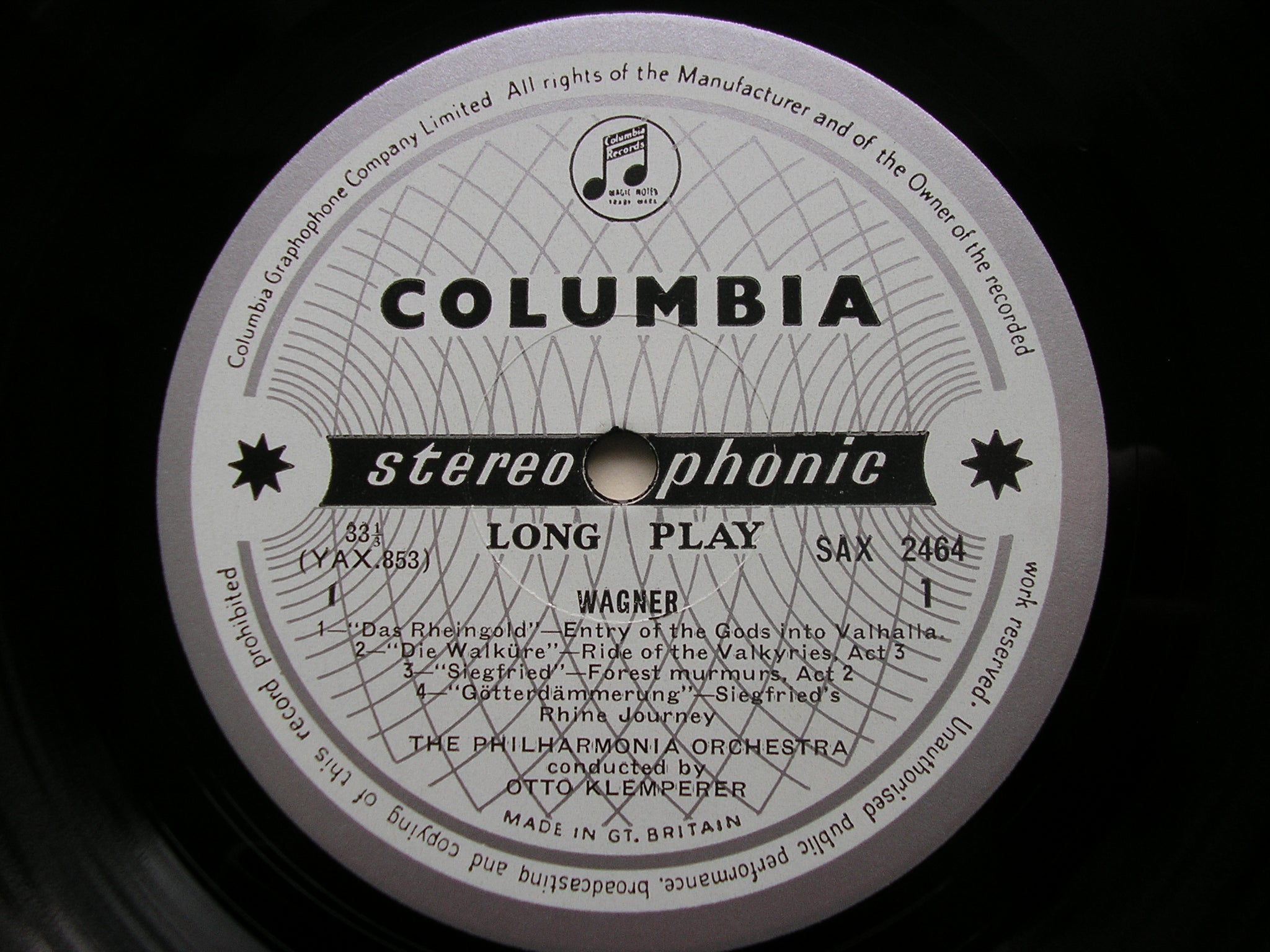 KLEMPERER CONDUCTS MORE WAGNER       KLEMPERER / PHILHARMONIA    SAX 2464