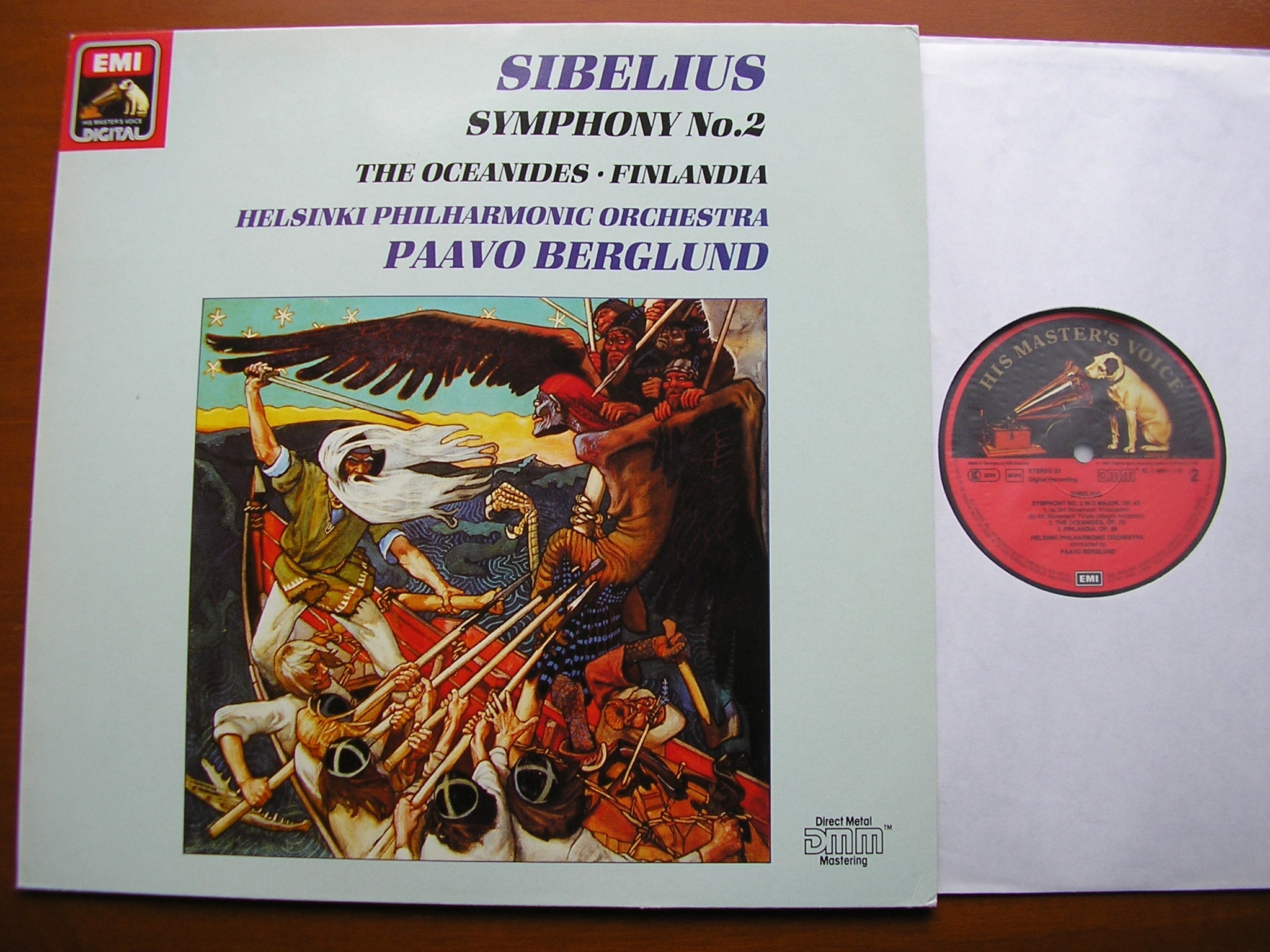 SIBELIUS: THE SEVEN SYMPHONIES   BERGLUND / HELSINKI PHILHARMONIC   4 LP SET