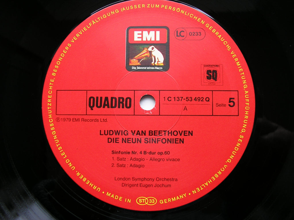 BEETHOVEN: THE NINE SYMPHONIES / FOUR OVERTURES   JOCHUM / LONDON SYMPHONY  SLS 5178