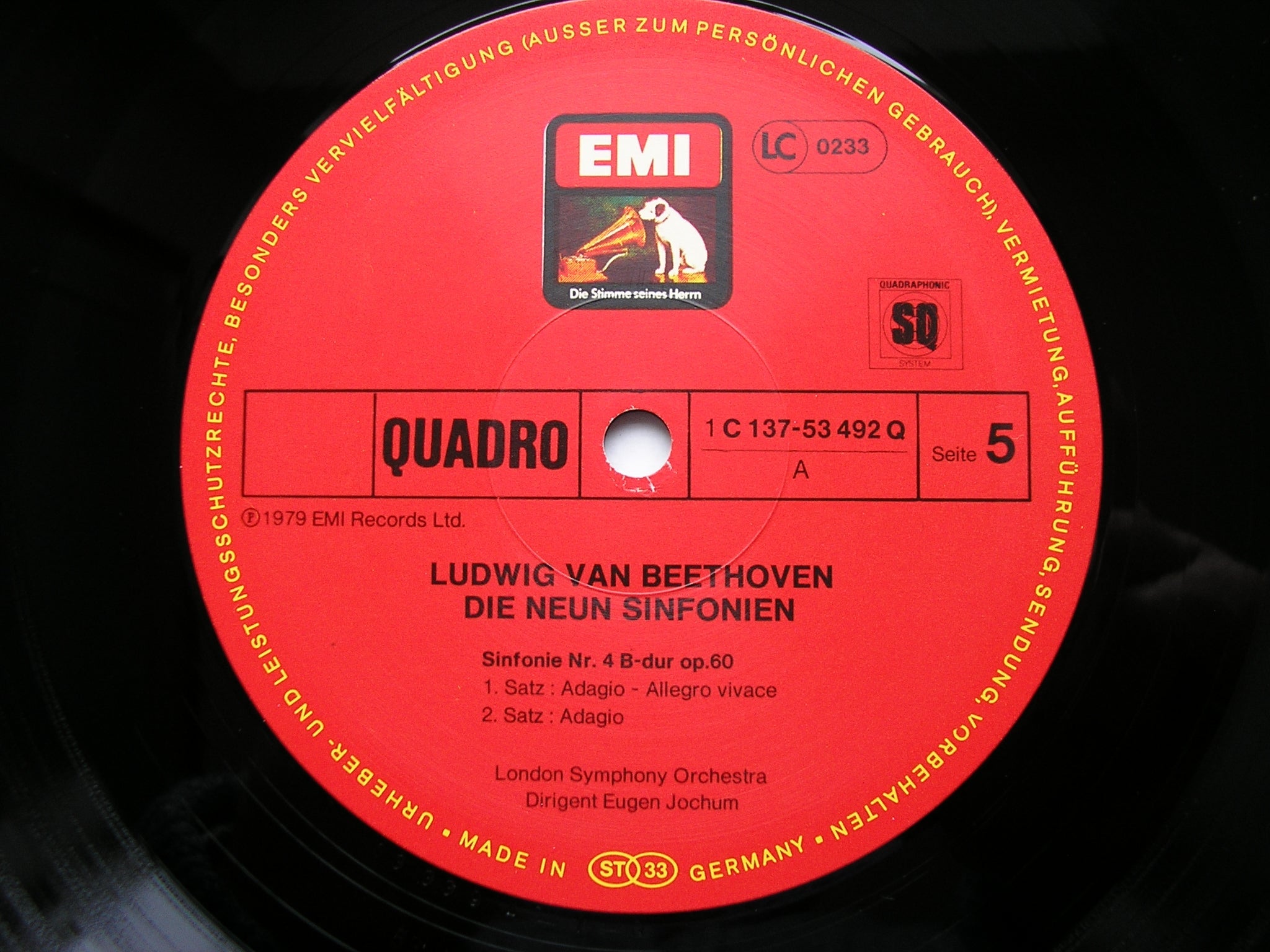 BEETHOVEN: THE NINE SYMPHONIES / FOUR OVERTURES   JOCHUM / LONDON SYMPHONY  SLS 5178