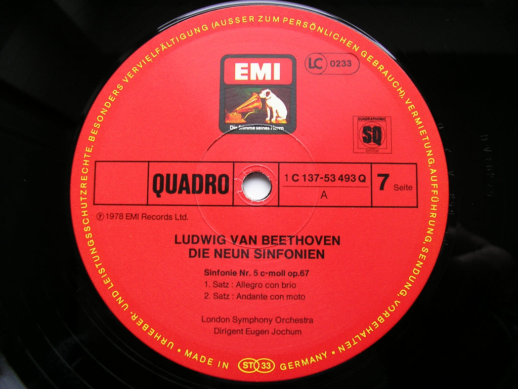 BEETHOVEN: THE NINE SYMPHONIES / FOUR OVERTURES   JOCHUM / LONDON SYMPHONY  SLS 5178