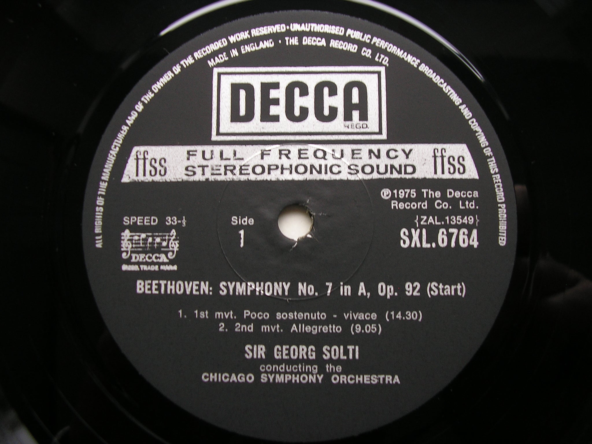 BEETHOVEN: THE NINE SYMPHONIES / FOUR OVERTURES   SOLTI / CHICAGO SYMPHONY  9 LP SET
