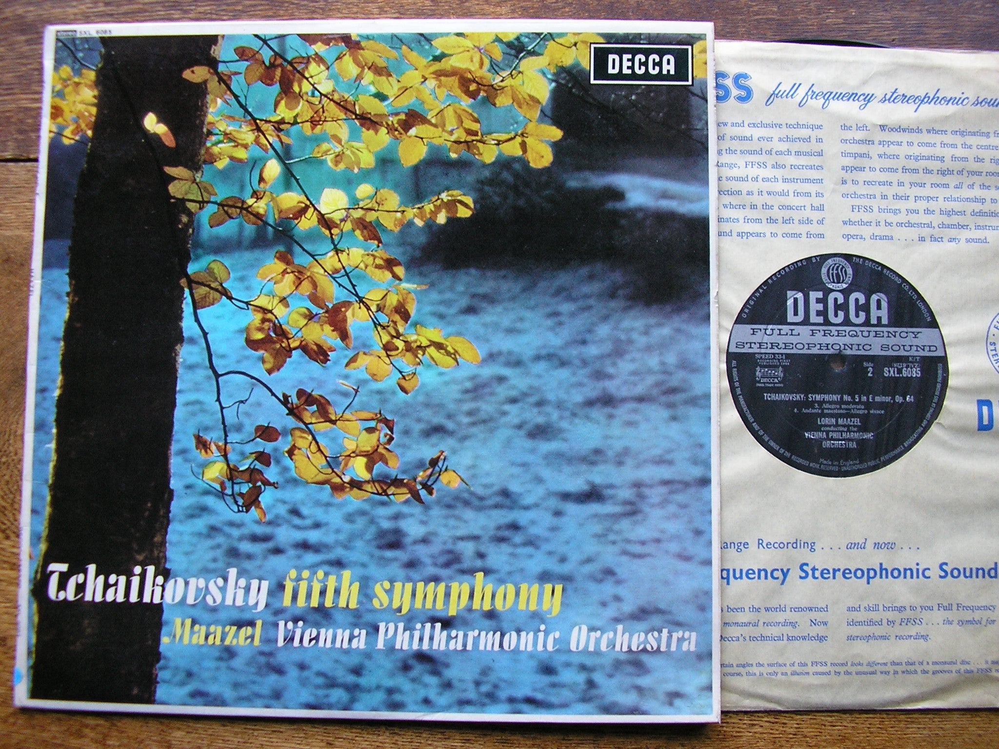 SXL 6085 TCHAIKOVSKY: SYMPHONY No. 5 MAAZEL / VIENNA PHILHARMONIC
