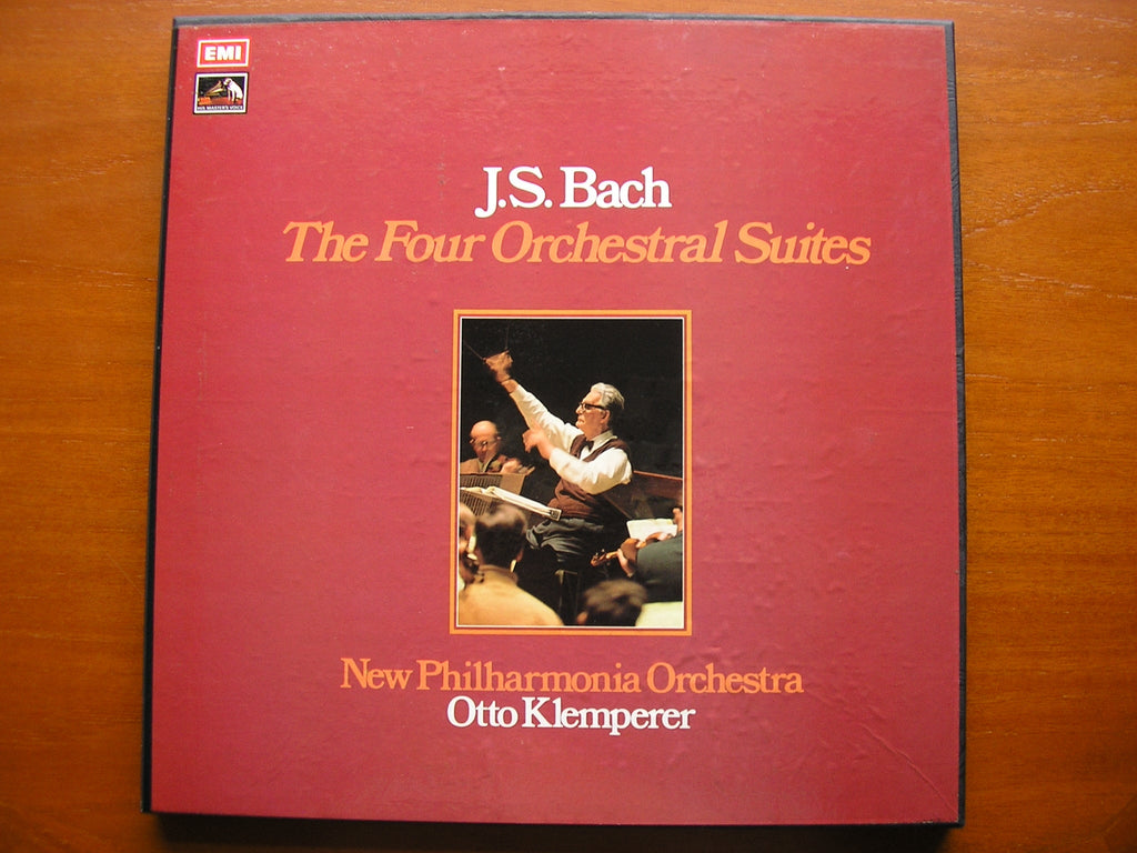 BACH: FOUR ORCHESTRAL SUITES    KLEMPERER / NEW PHILHARMONIA   2LP SET   SLS 808