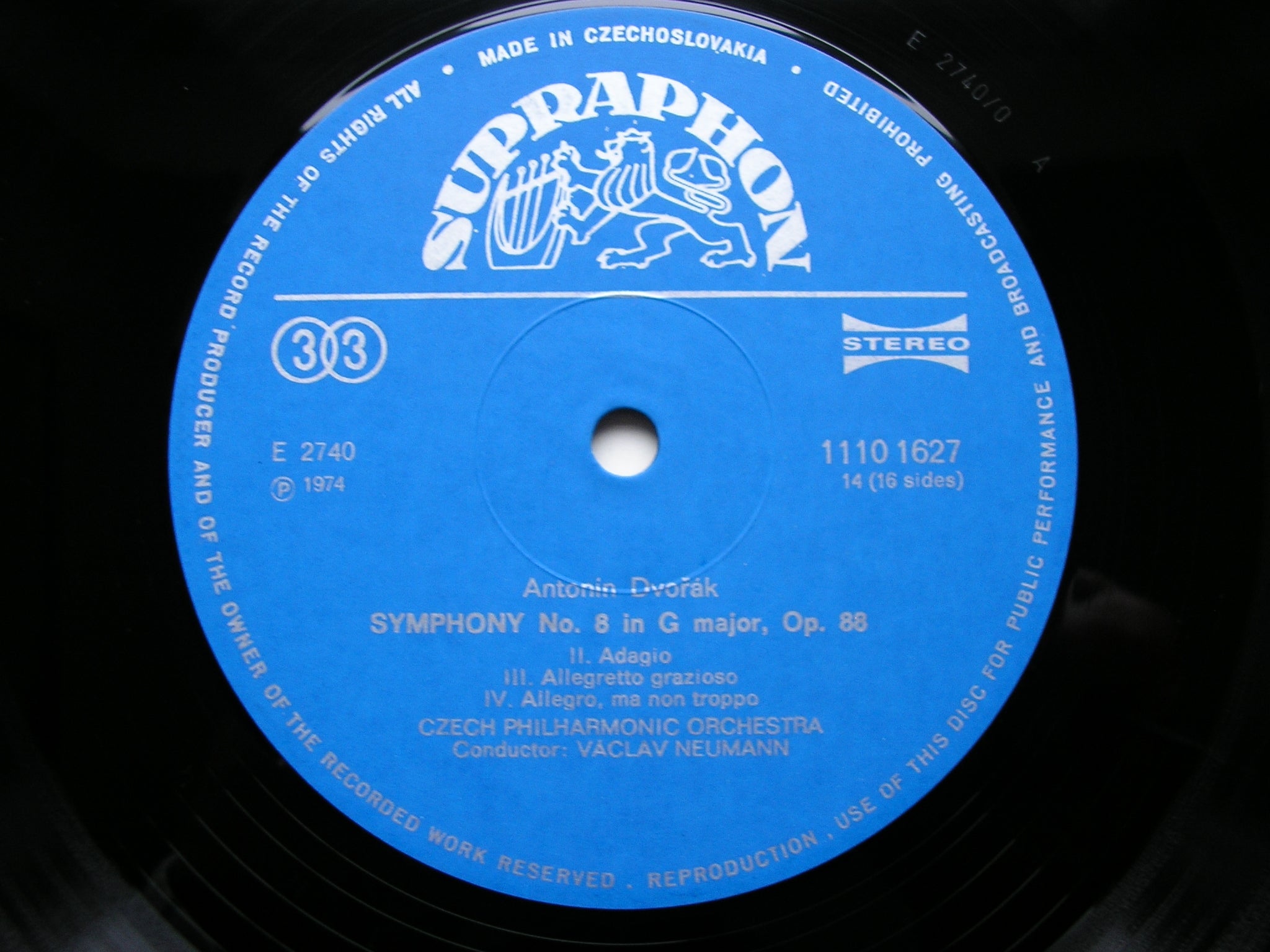 DVORAK: THE SYMPHONIES    NEUMANN / CZECH PHILHARMONIC   110 1621 / 8