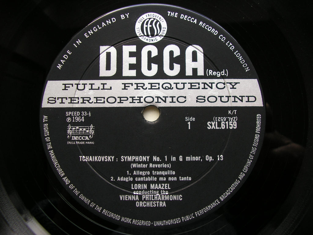 SXL 6085 / 6157 / 6159 / 6162 / 6163 / 6164 TCHAIKOVSKY: SIX SYMPHONIES MAAZEL / VIENNA PHILHARMONIC ORCHESTRA