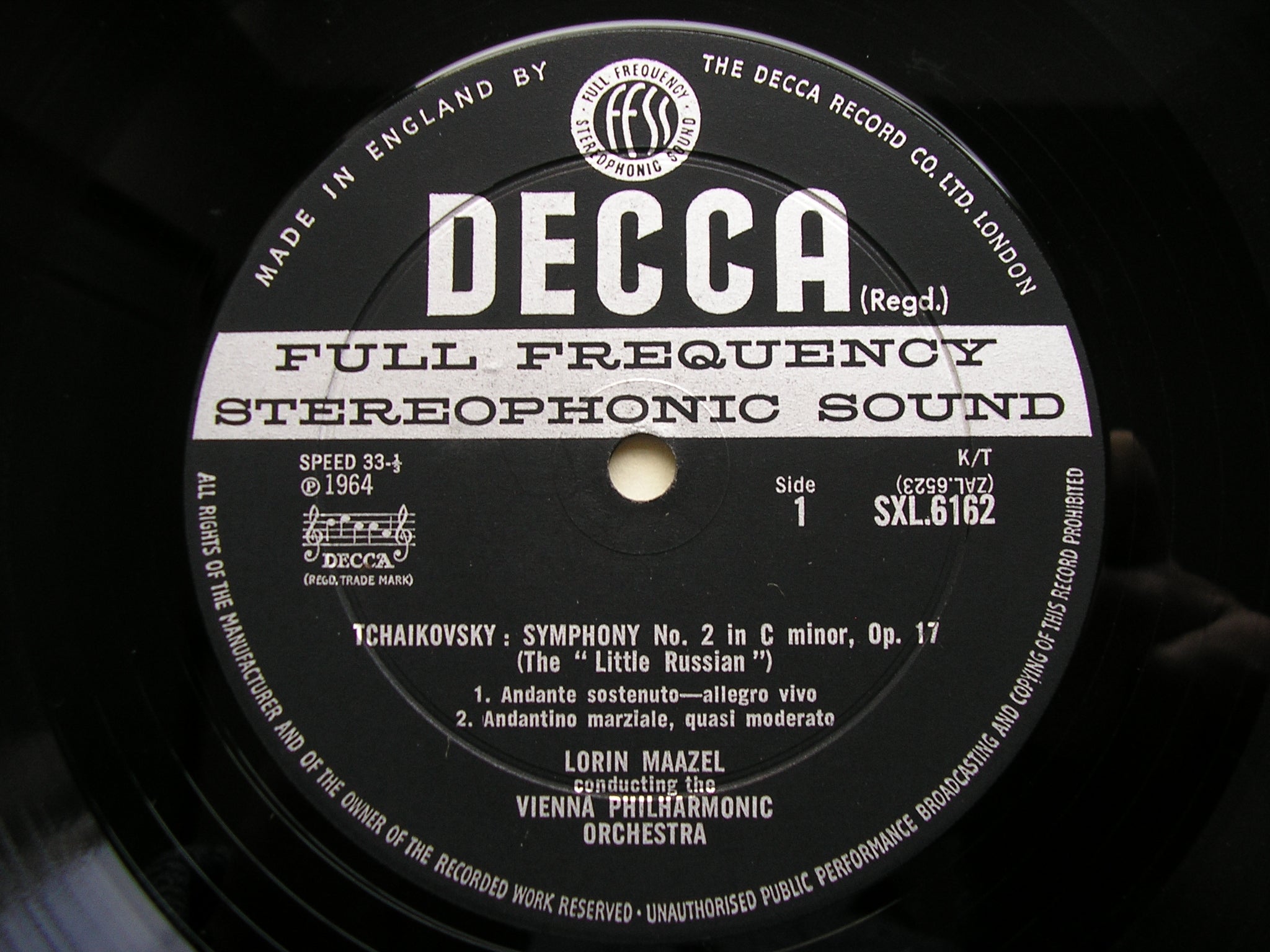 SXL 6085 / 6157 / 6159 / 6162 / 6163 / 6164 TCHAIKOVSKY: SIX SYMPHONIES MAAZEL / VIENNA PHILHARMONIC ORCHESTRA