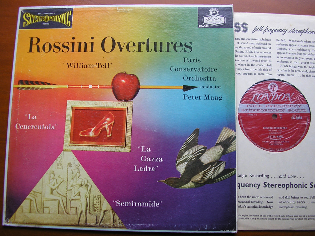 ROSSINI: FOUR OVERTURES    MAAG / PARIS CONSERVATOIRE   CS 6089