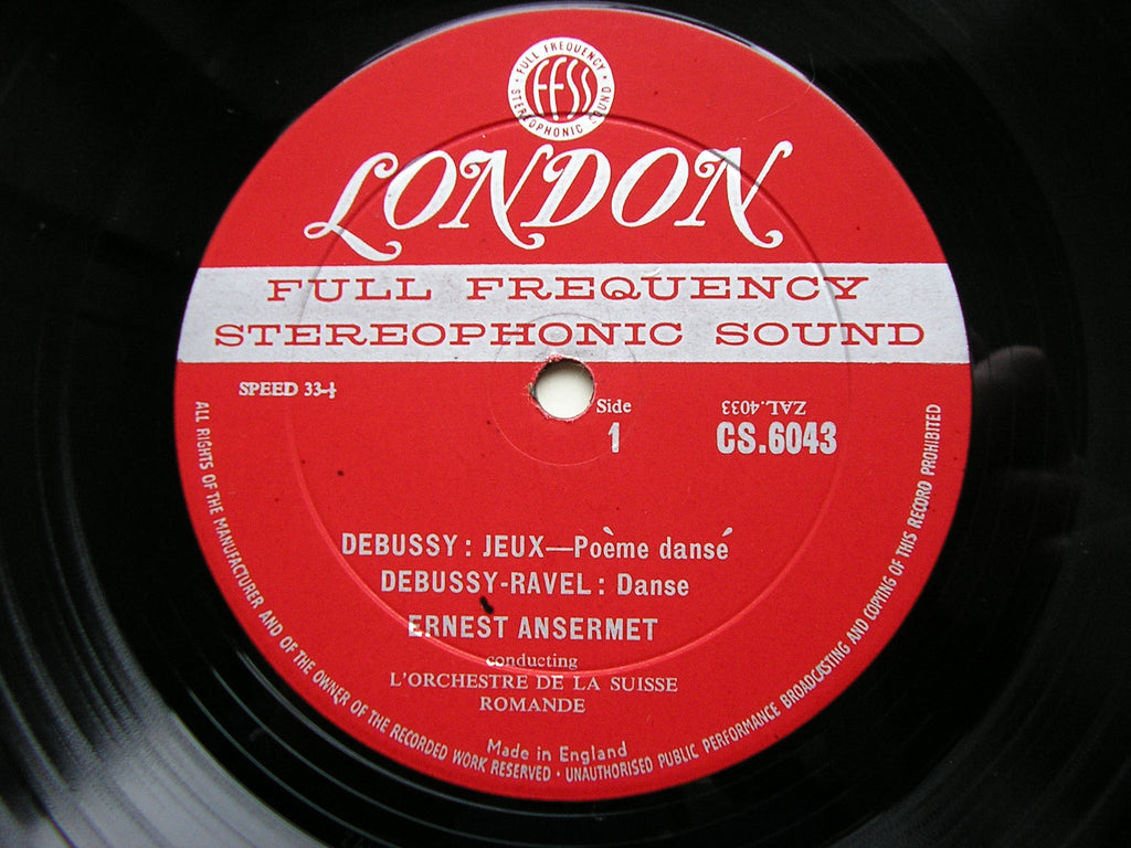 DEBUSSY: JEUX / DUKAS: LA PERI   ANSERMET / SUISSE ROMANDE   CS 6043