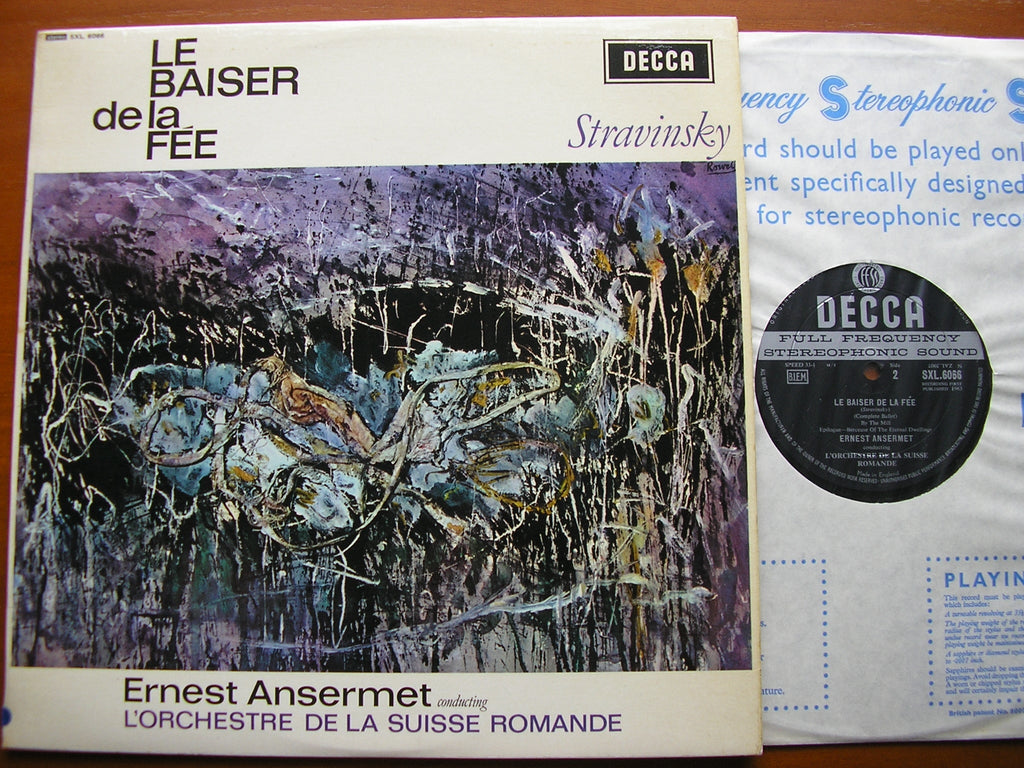 SXL 6066 STRAVINSKY: LE BAISER DE LA FEE ANSERMET / SUISSE ROMANDE