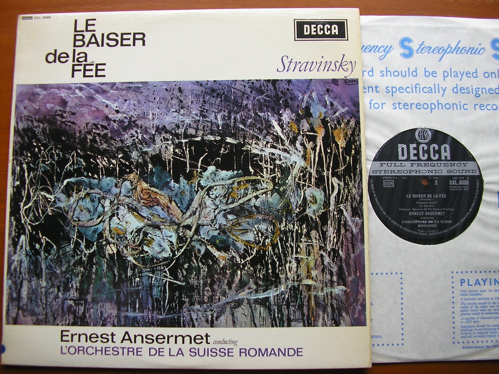 SXL 6066 STRAVINSKY: LE BAISER DE LA FEE ANSERMET / SUISSE ROMANDE